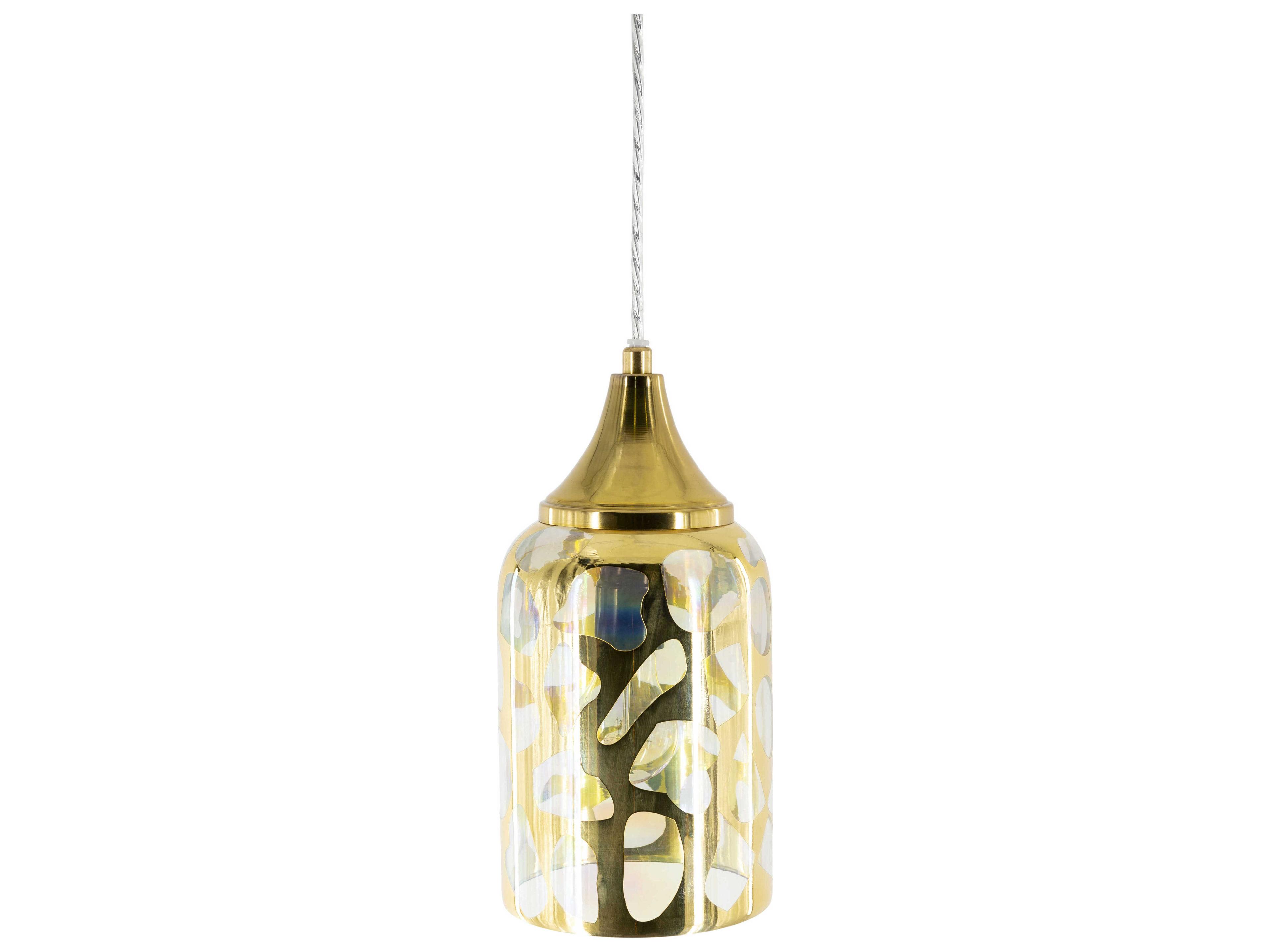 Ellerman 1-Light Gold Mini Pendant
