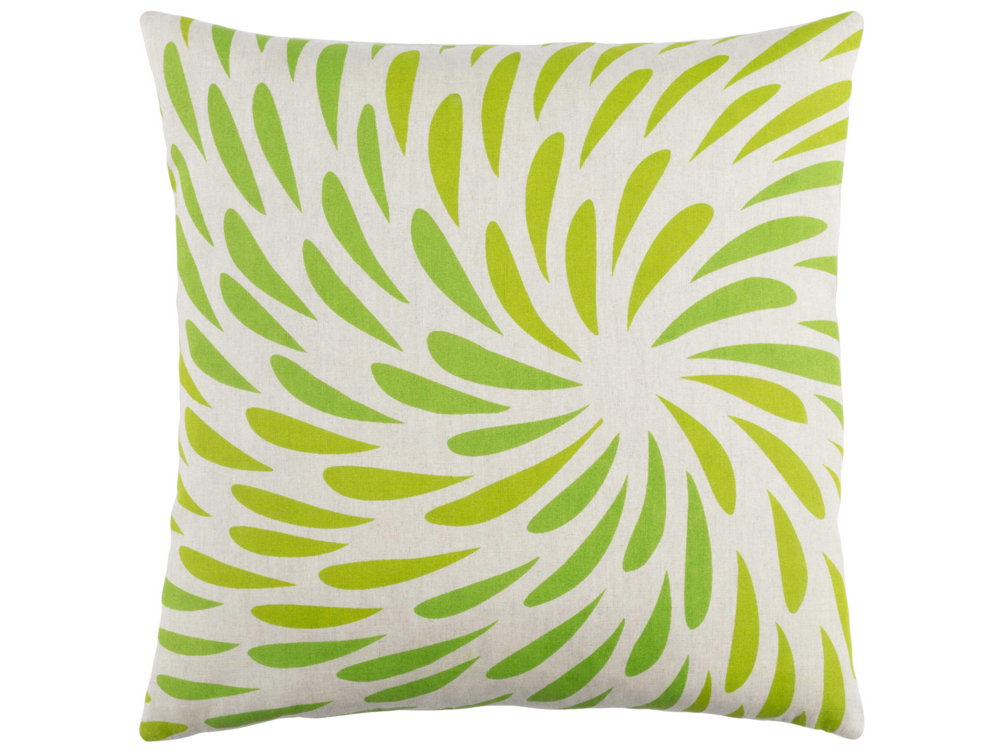 Surya Eye of the Storm Green Pillow