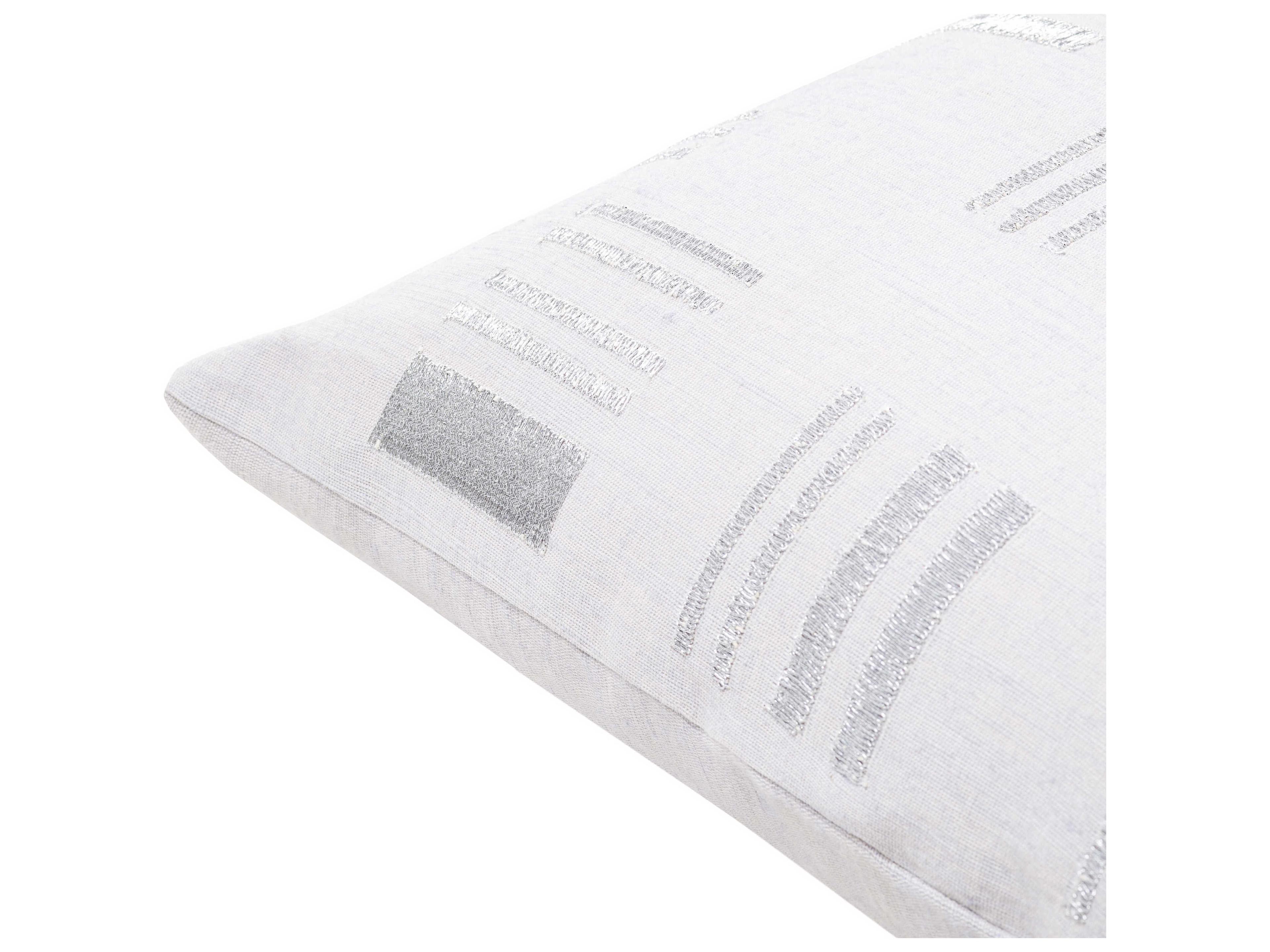 Surya Espoo White Pillow