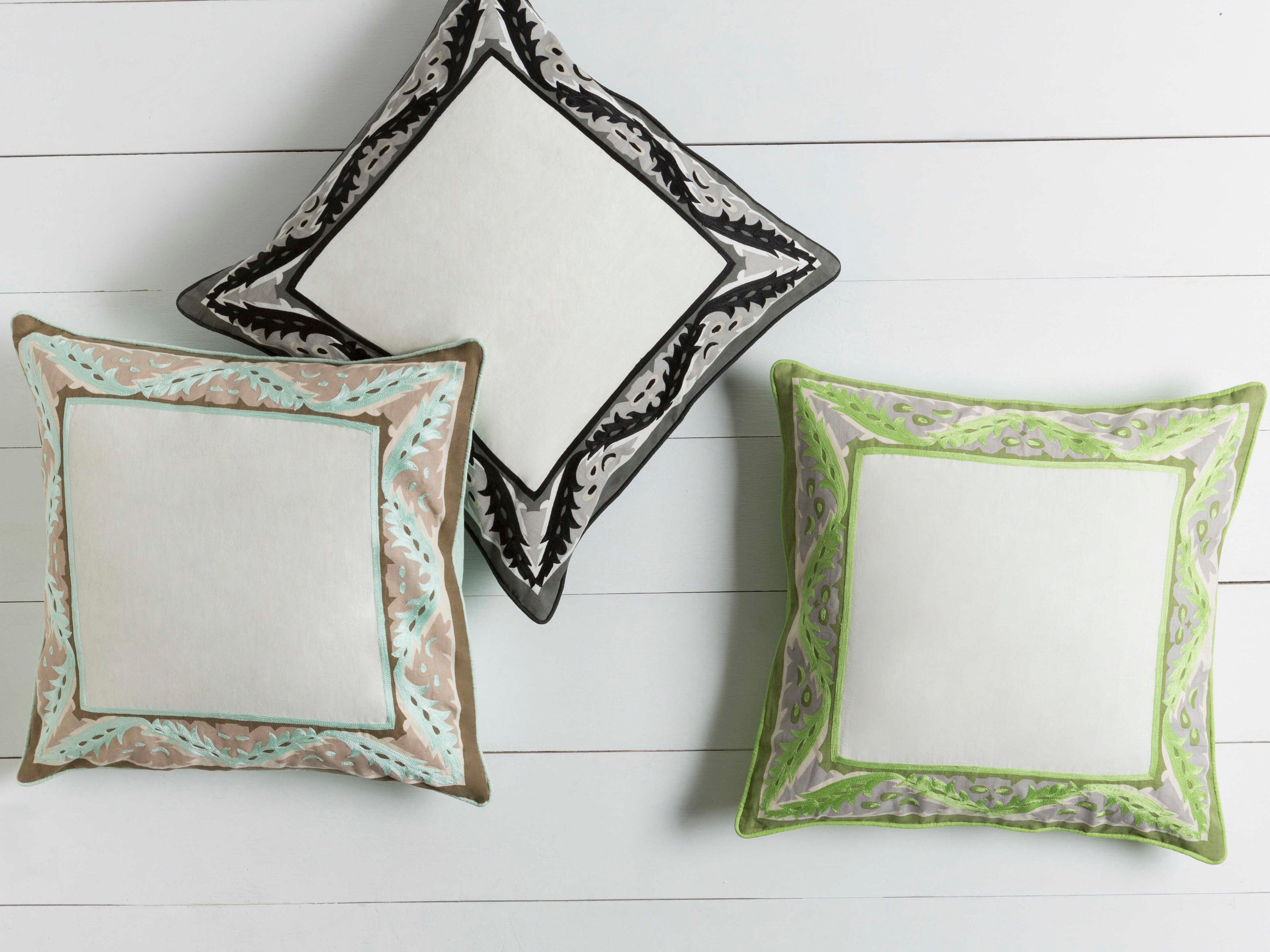 Surya Eugene Ivory Pillow