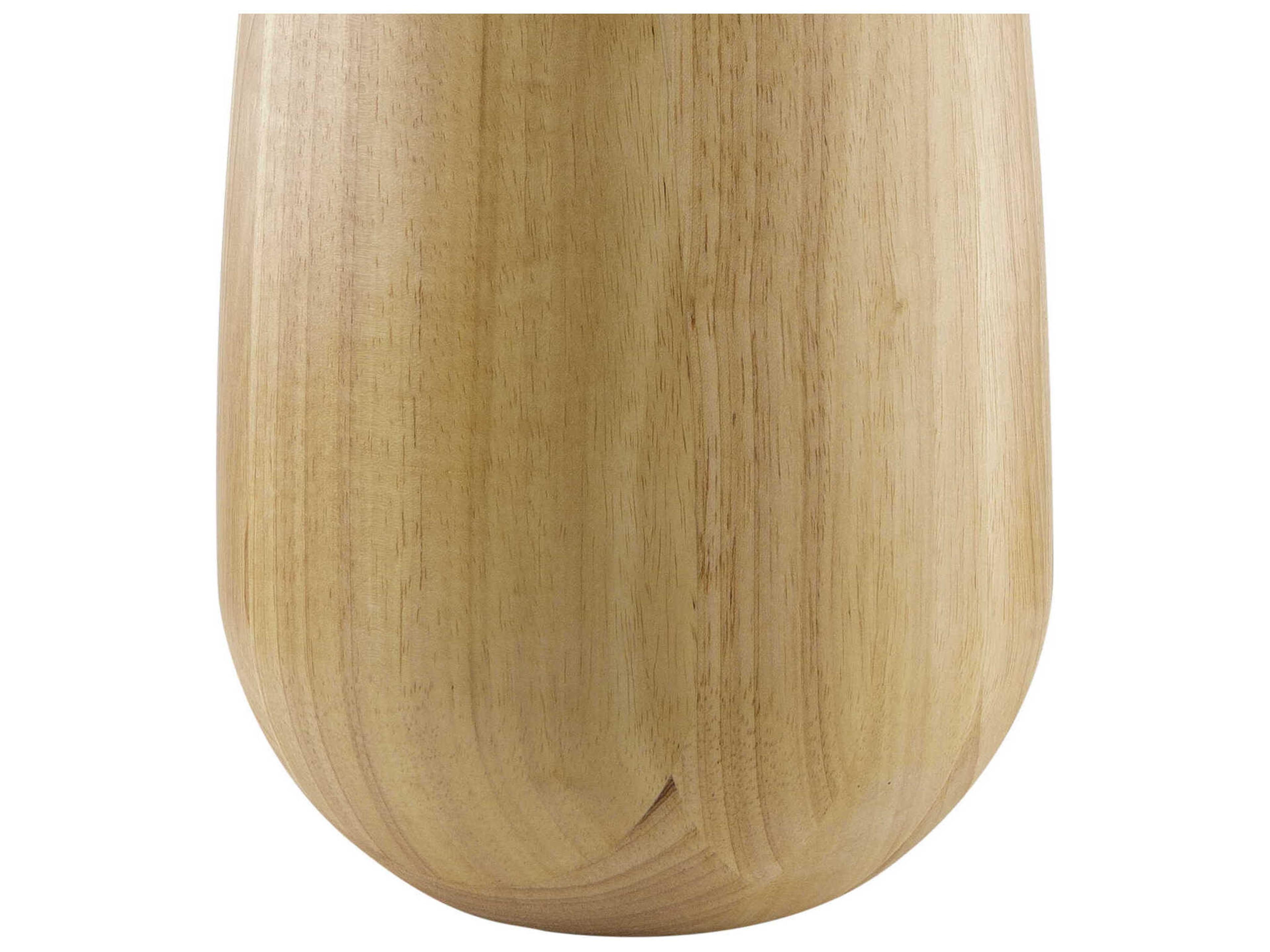 Surya Evan Natural Beige White Linen Brown Table Lamp