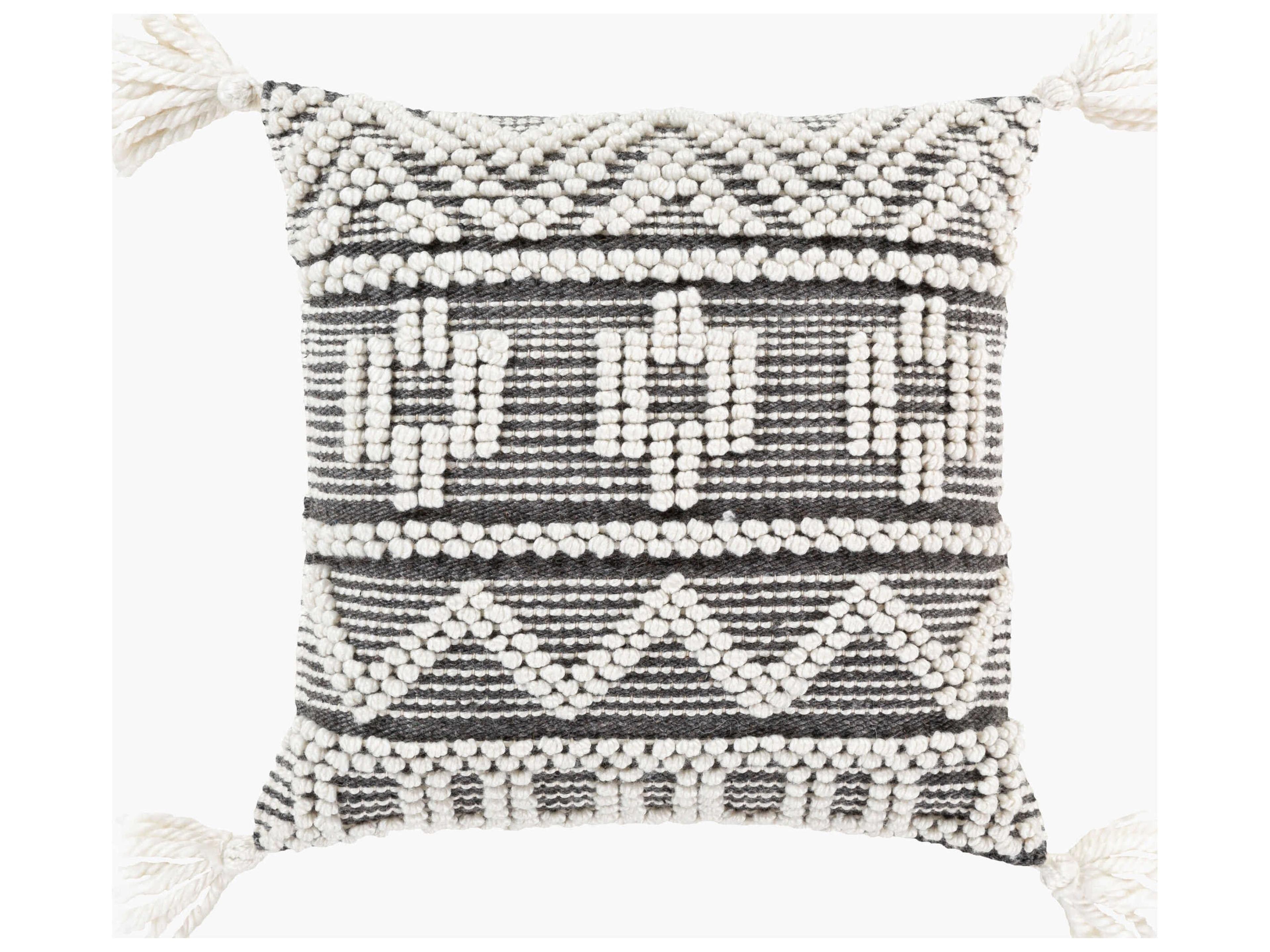 Faroe Black / Light Beige / Ivory Pillow