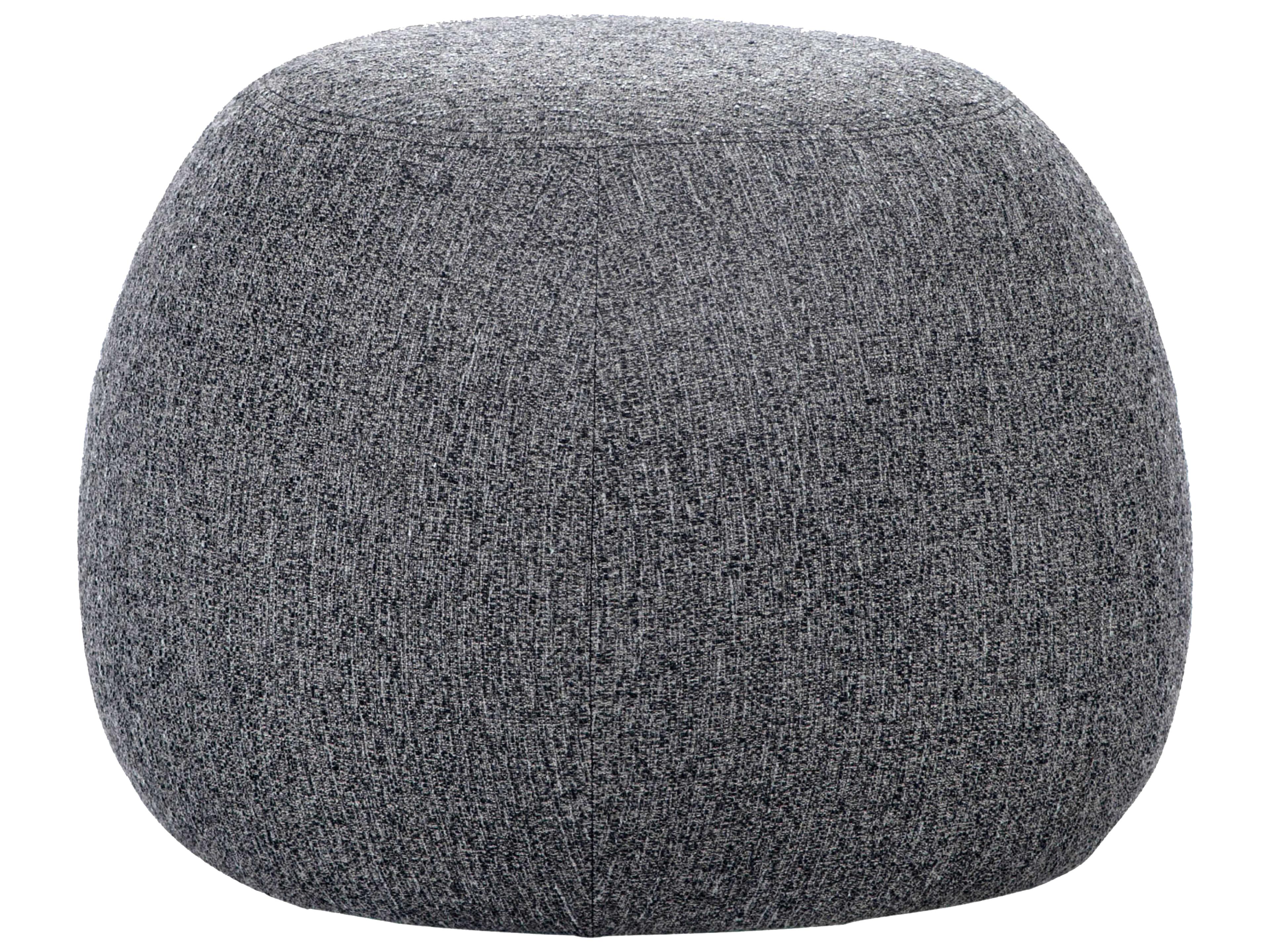 Surya Faye Beige Gray Upholstered Ottoman Set of 2