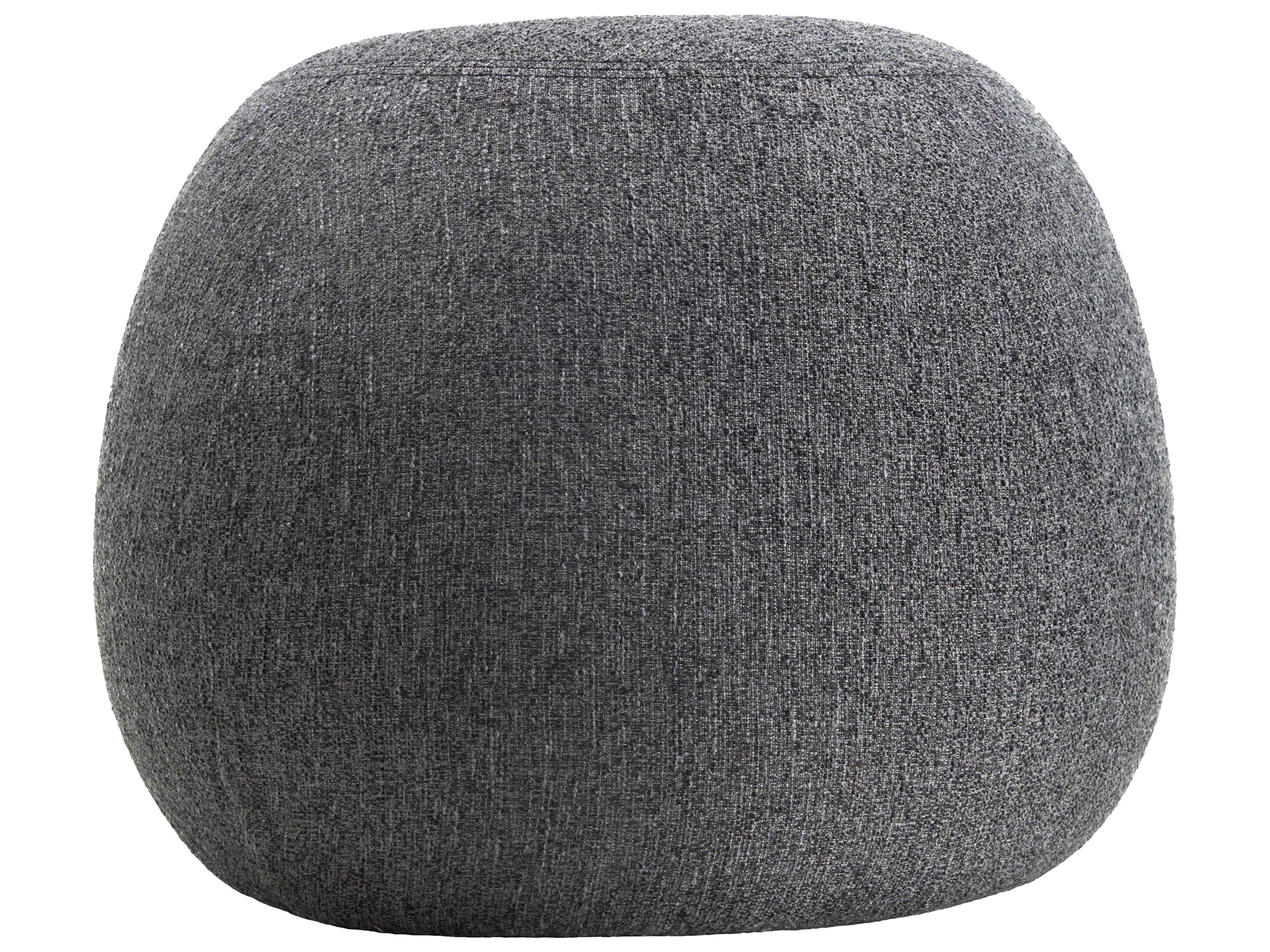 Surya Faye Beige Gray Upholstered Ottoman Set of 2