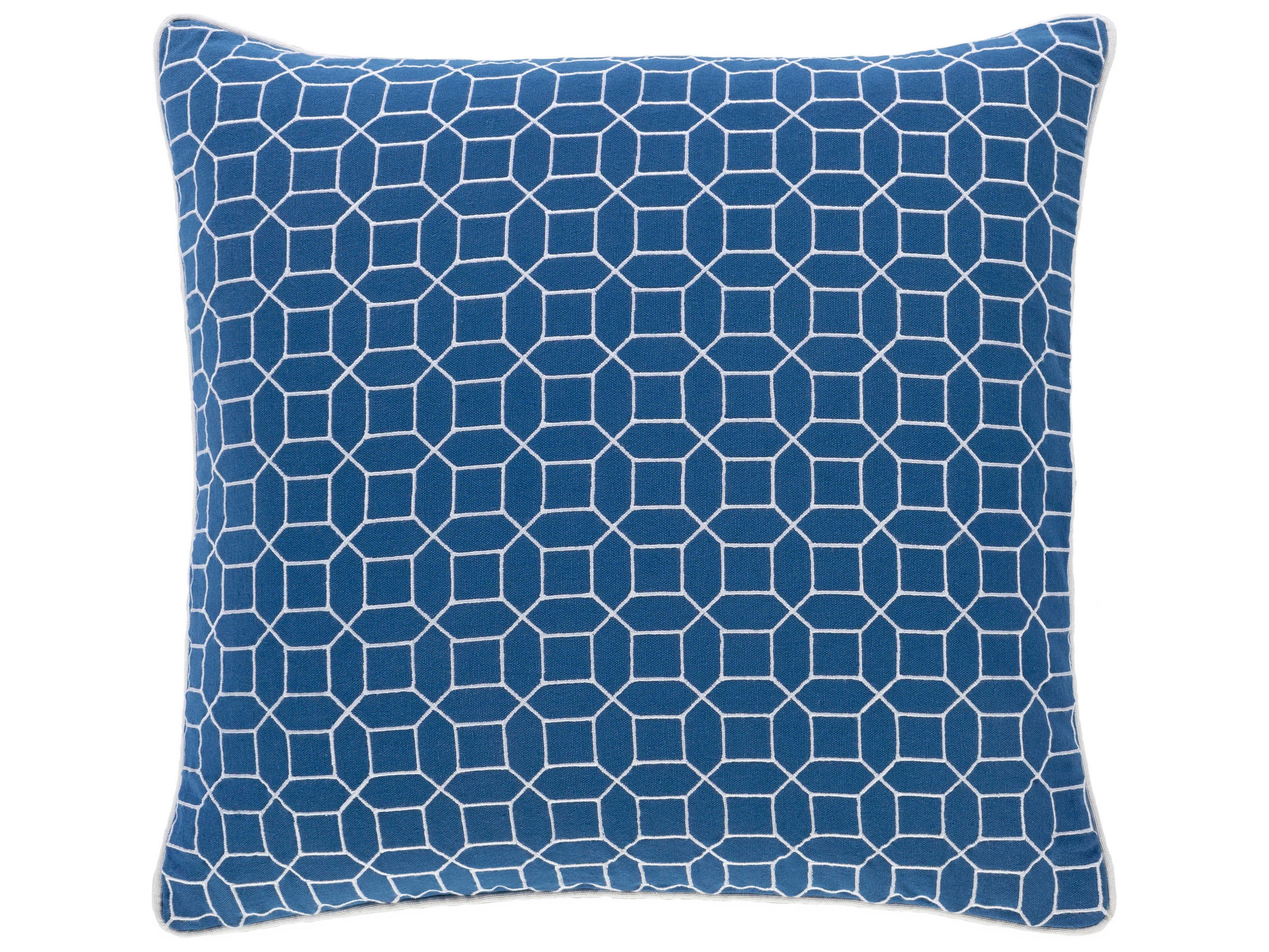 Surya Fenna Blue Pillow