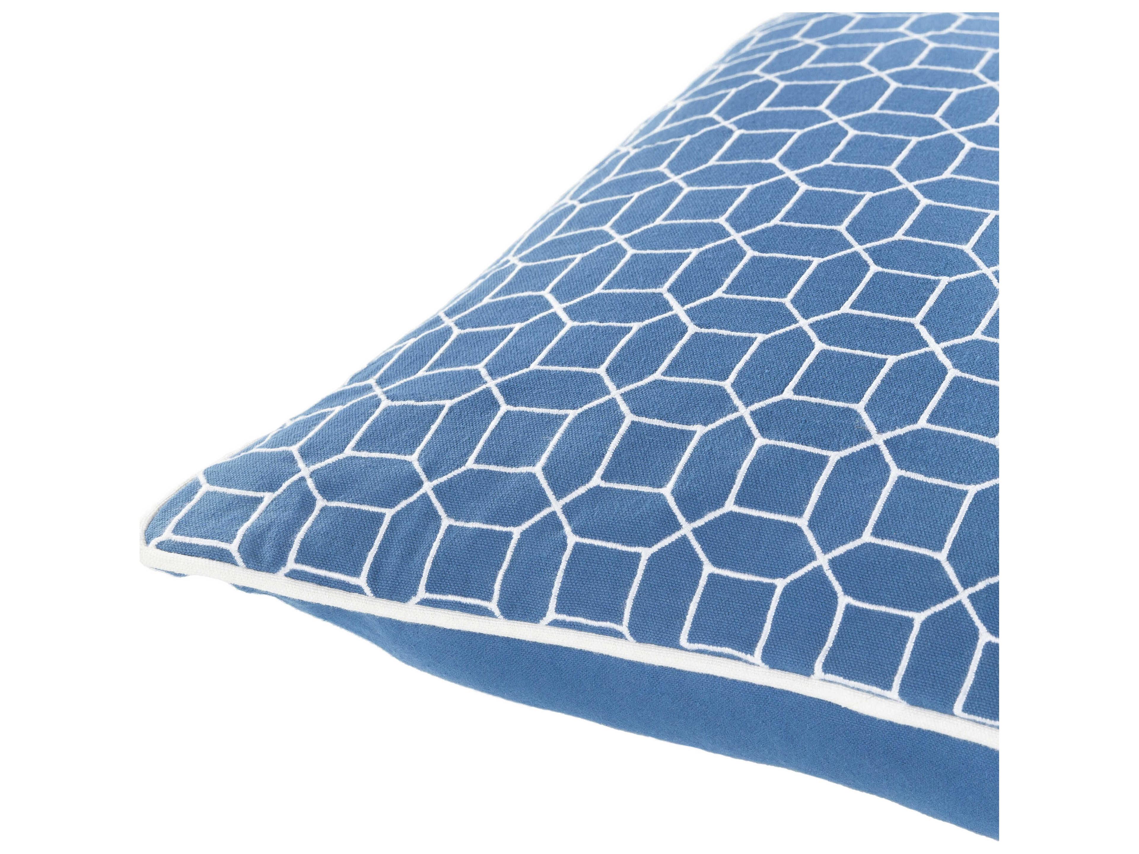 Surya Fenna Blue Pillow