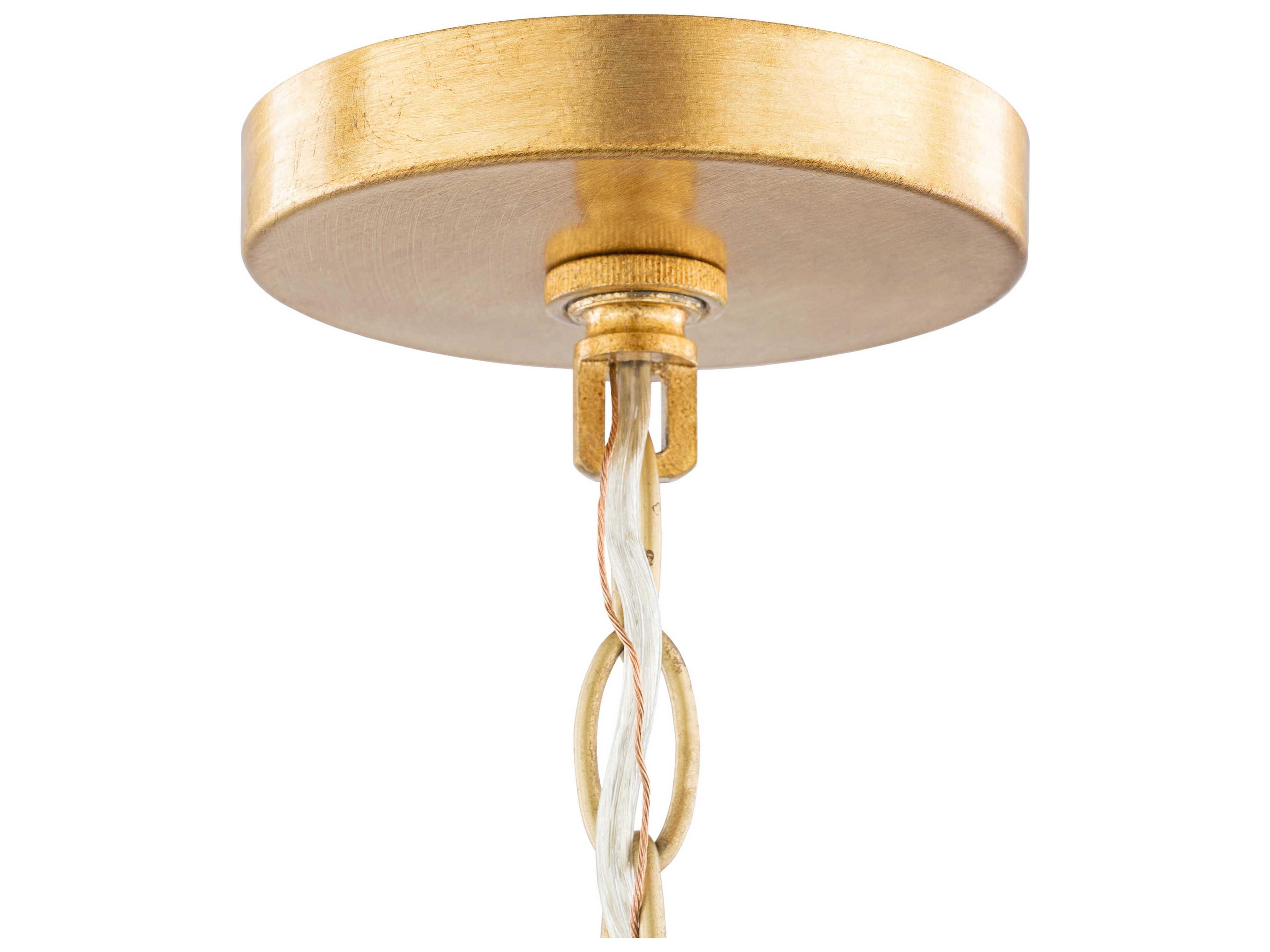 Surya Filligree 3-Light Gold Pendant