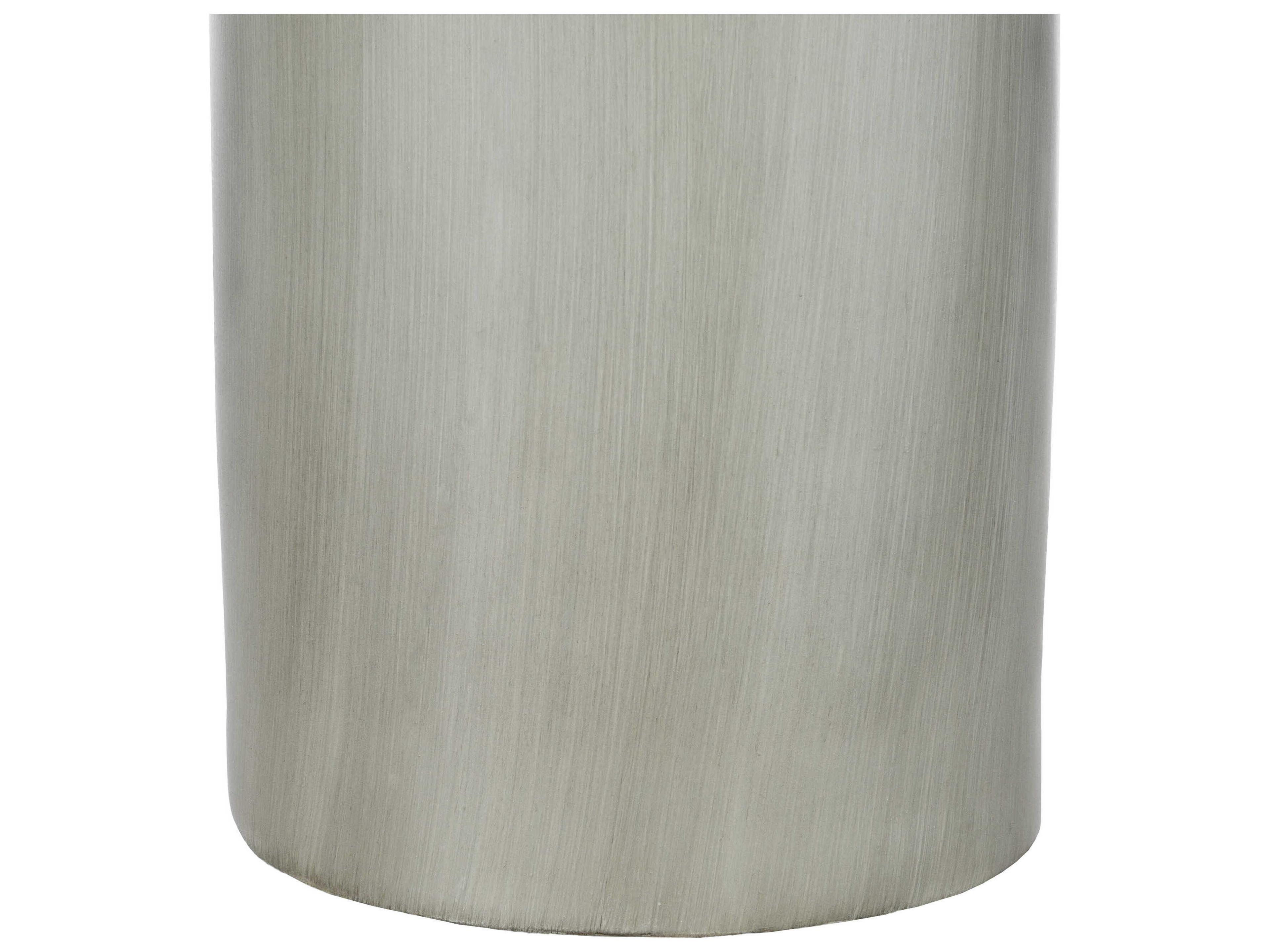 Surya Forger Light Gray Taupe Linen Buffet Lamp