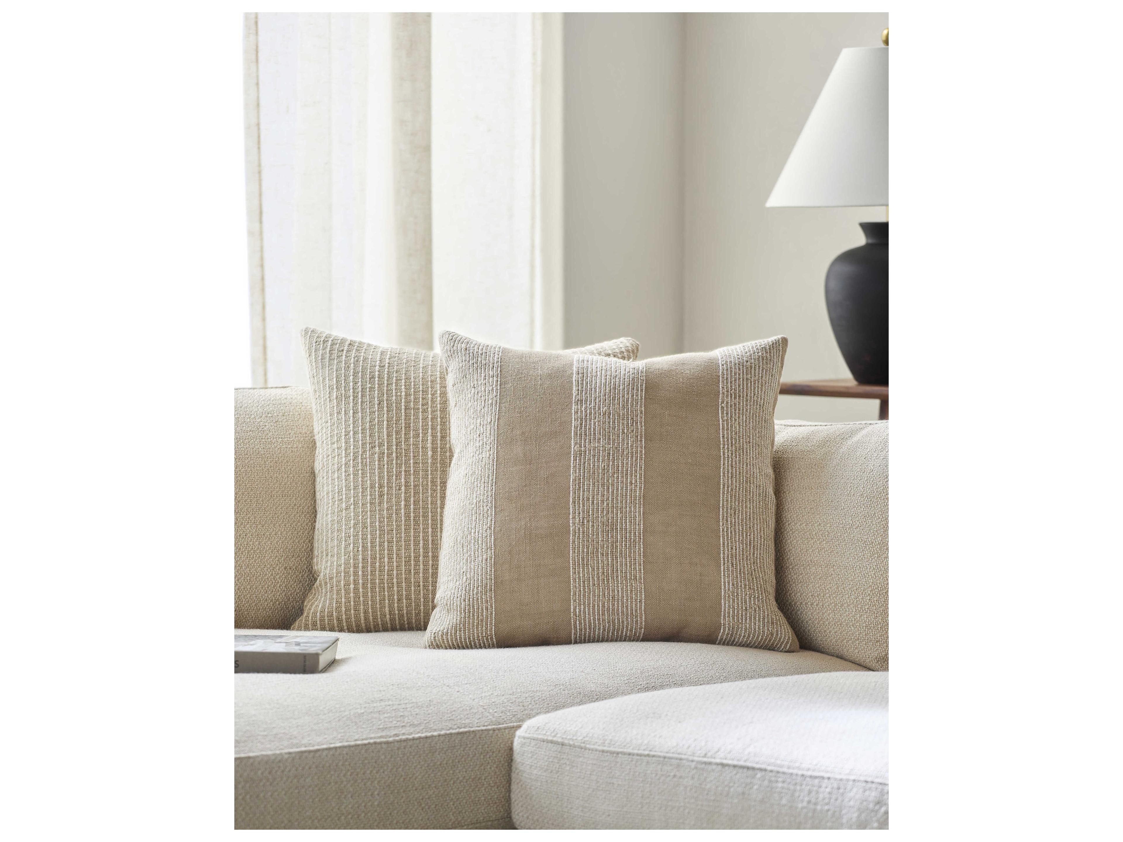 Surya Fairhope Light Beige Pillow
