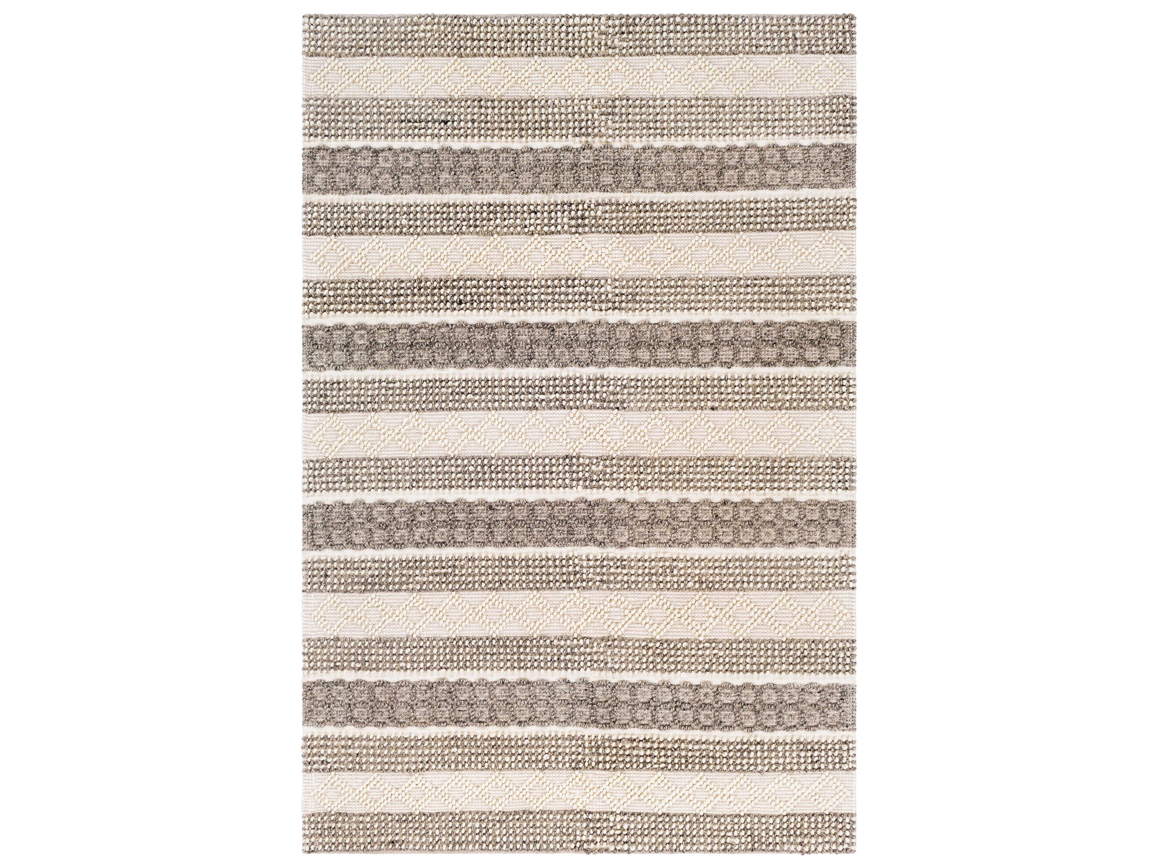 Farmhouse Neutrals Geometric Area Rug