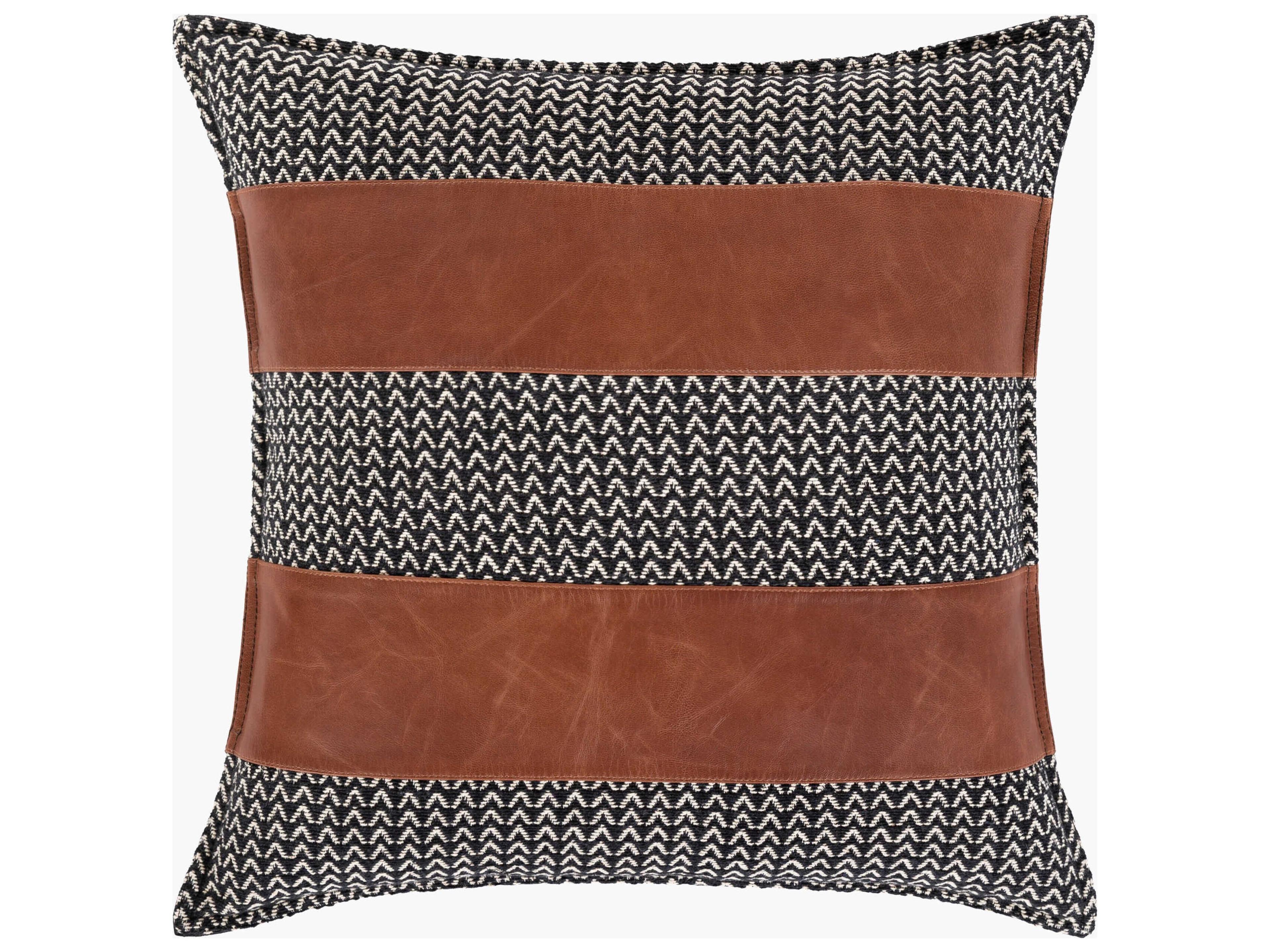 Fiona Black / Brown / Ivory Pillow