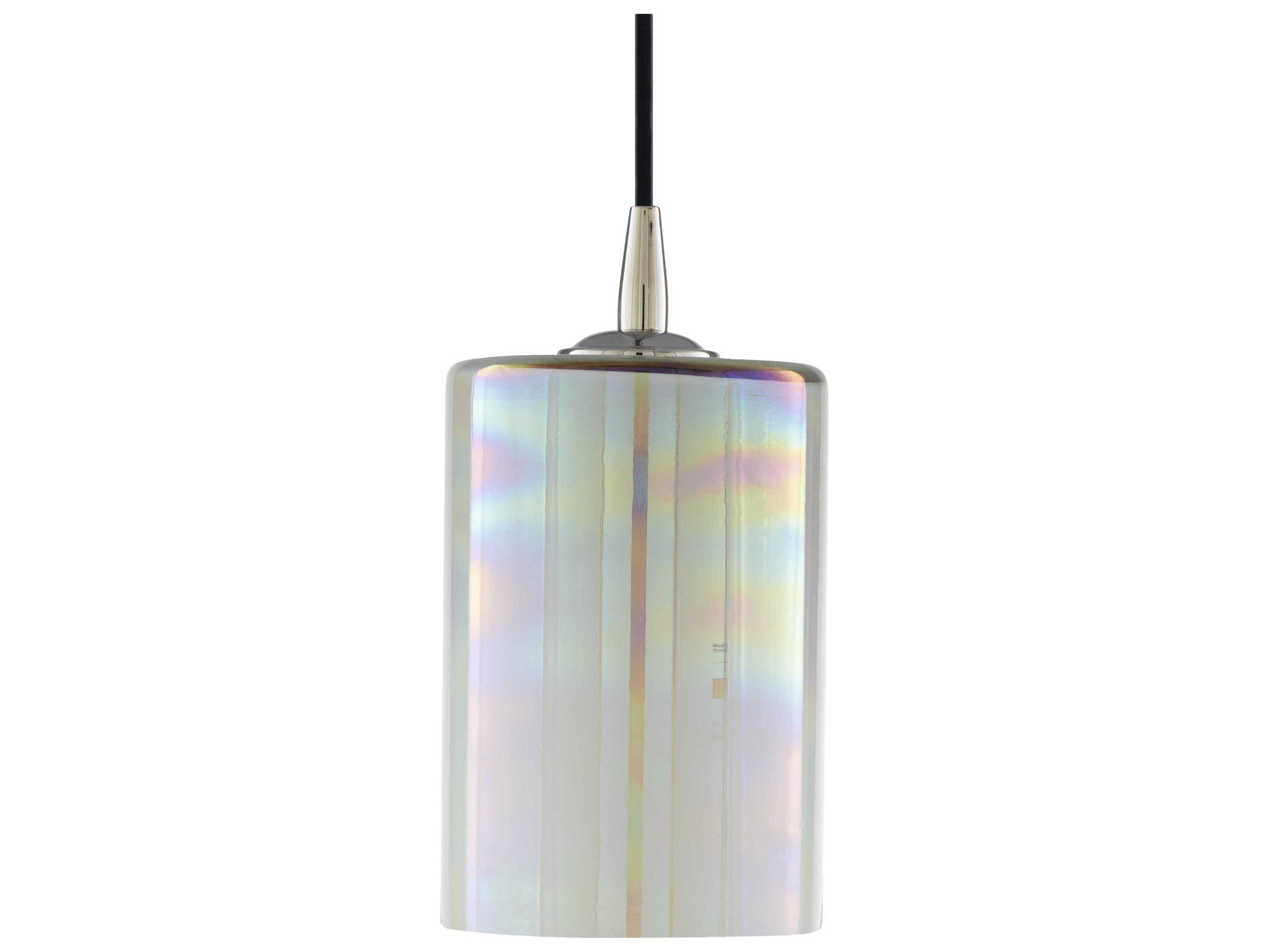 Fenwick 1-Light Metallic Nickel Mini Pendant