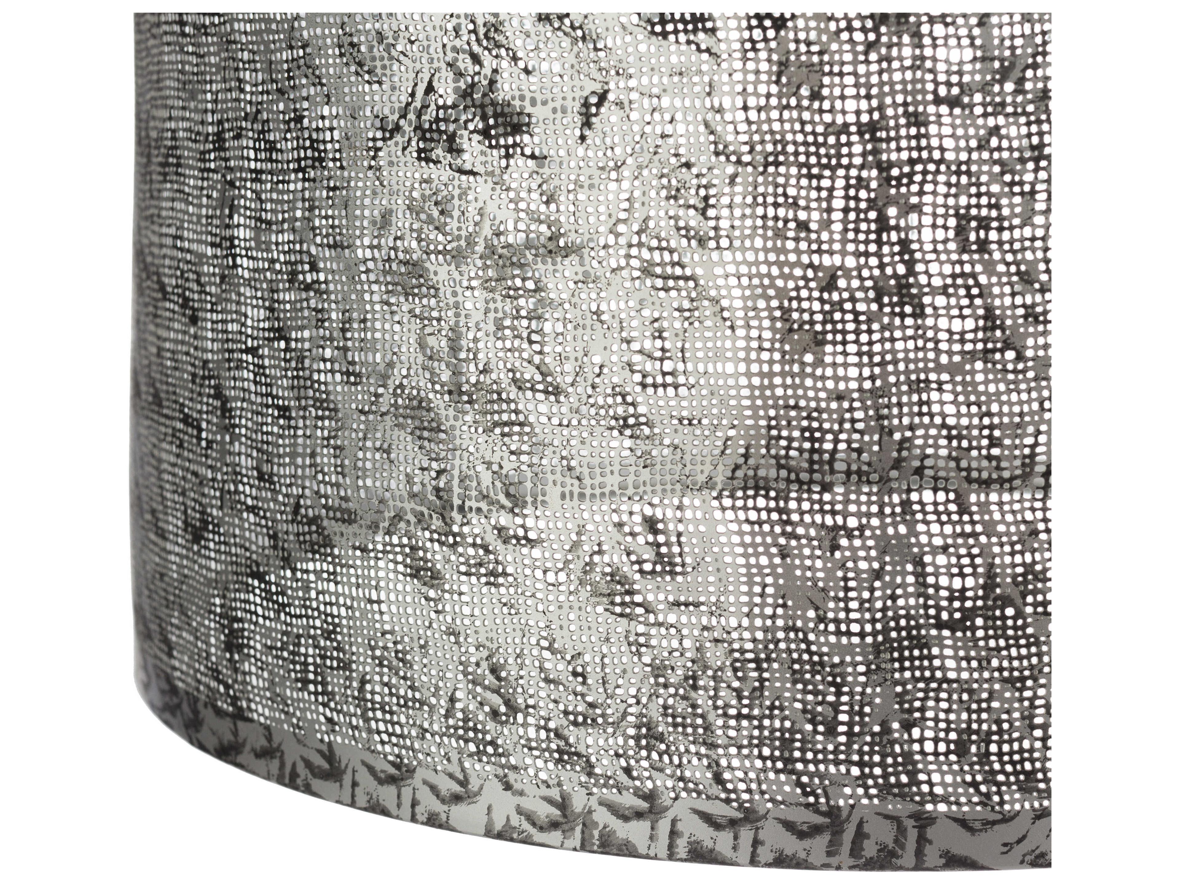 Surya Foster 1-Light Metallic Silver Pendant