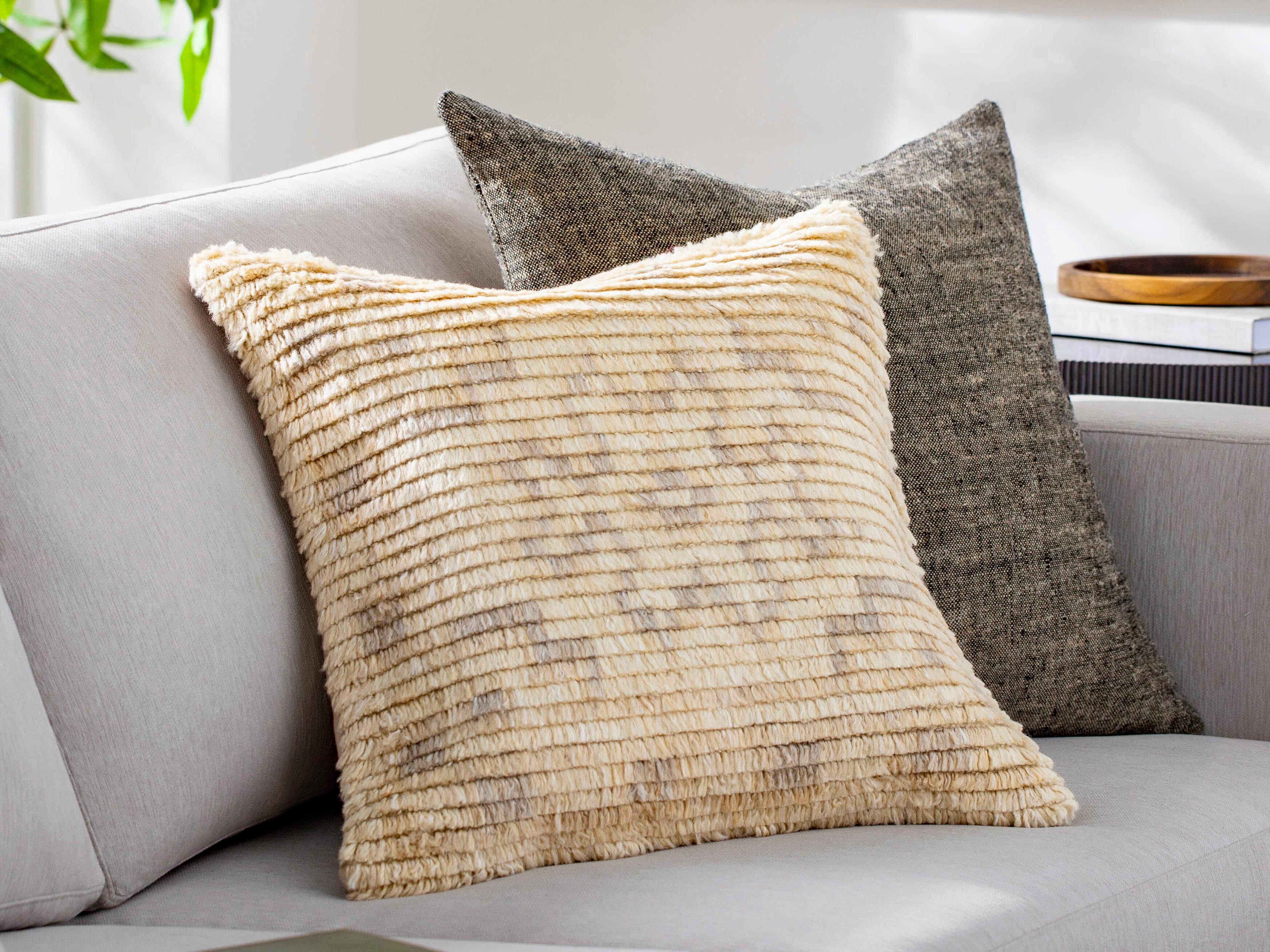 Surya Freyja Light Beige Pillow