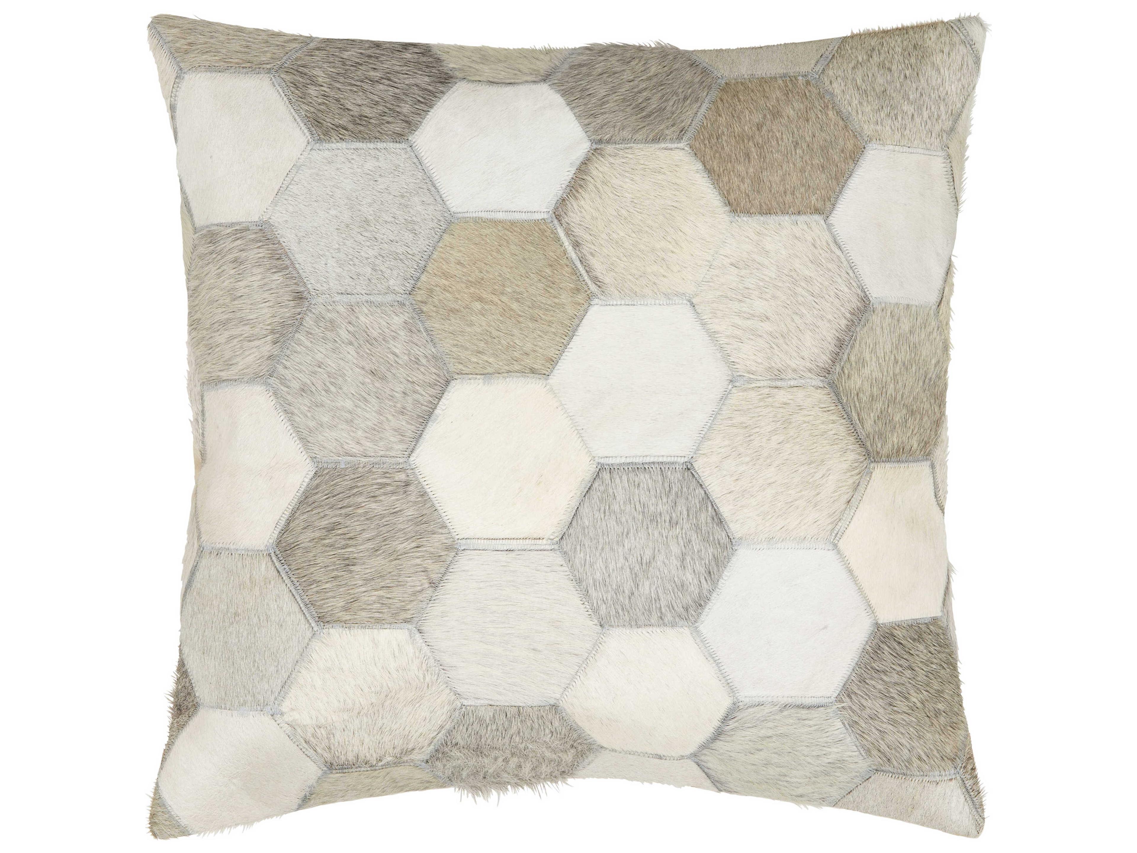 Surya Fayet Taupe Pillow