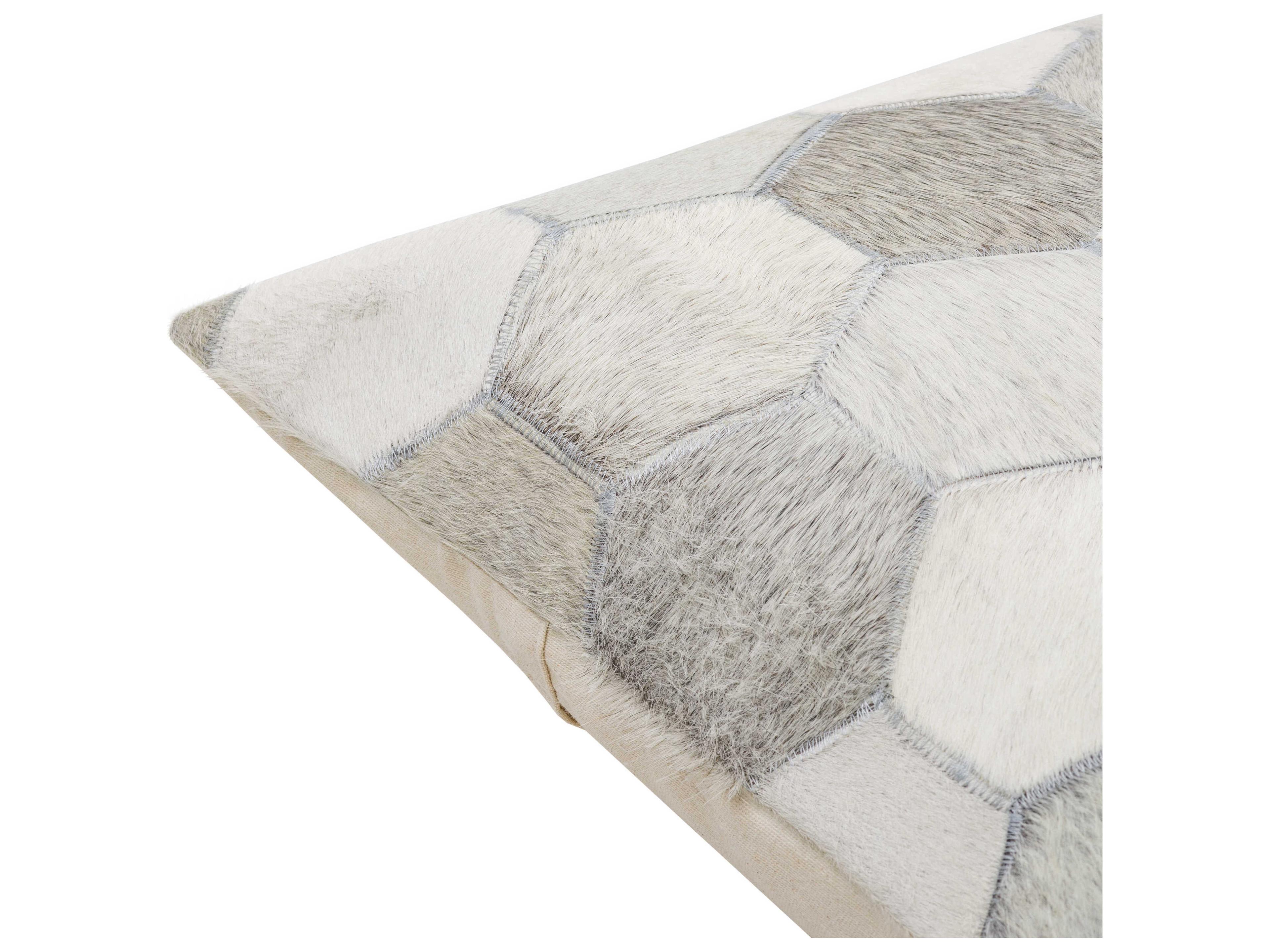 Surya Fayet Taupe Pillow