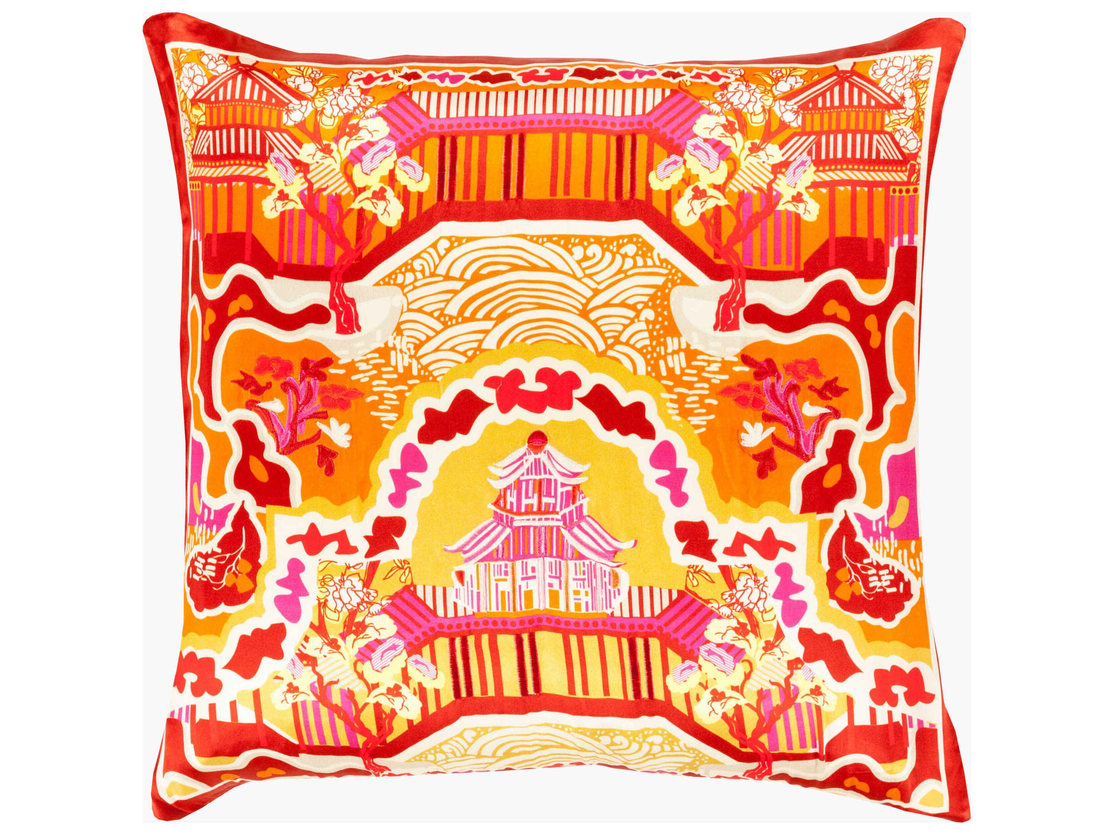 Geisha Plum Pillow