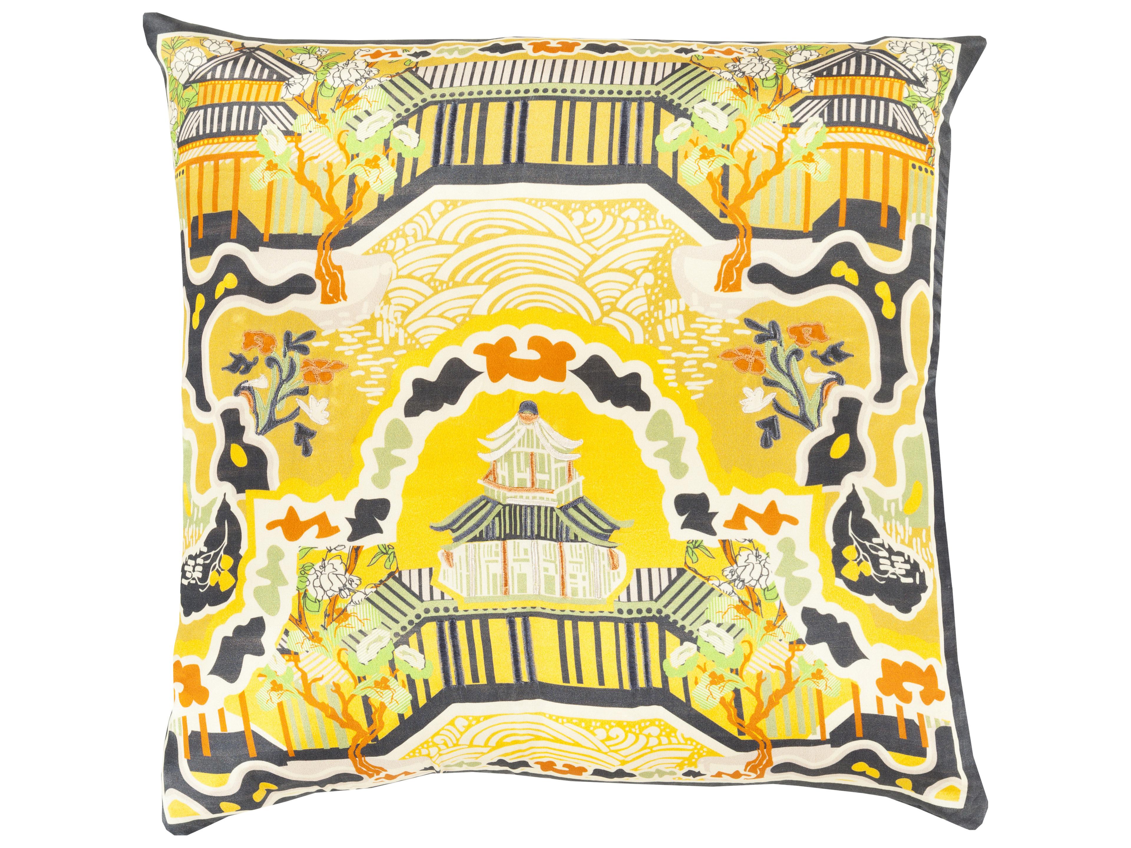 Geisha Mustard Pillow