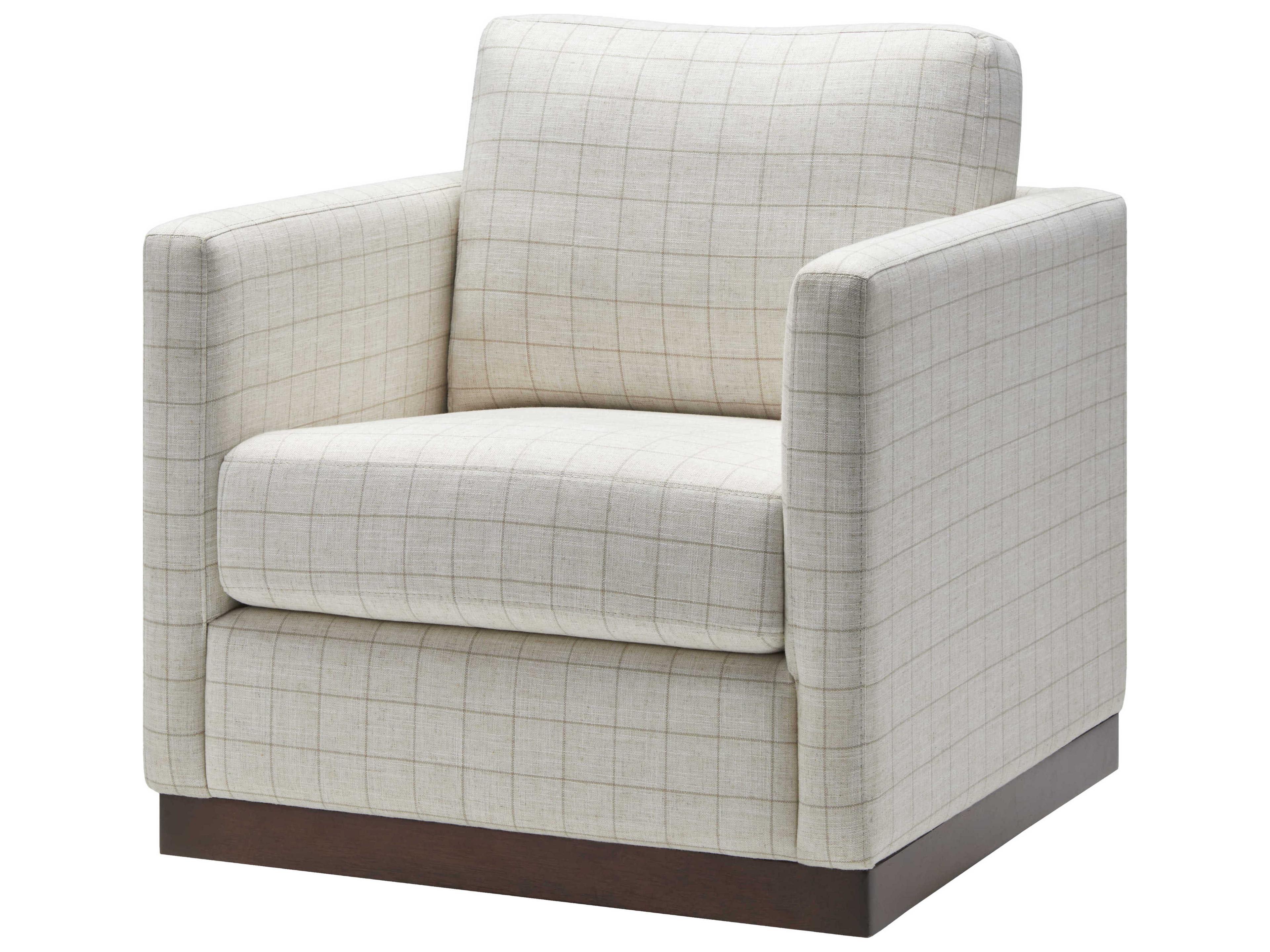 Glendon Swivel Beige Accent Chair