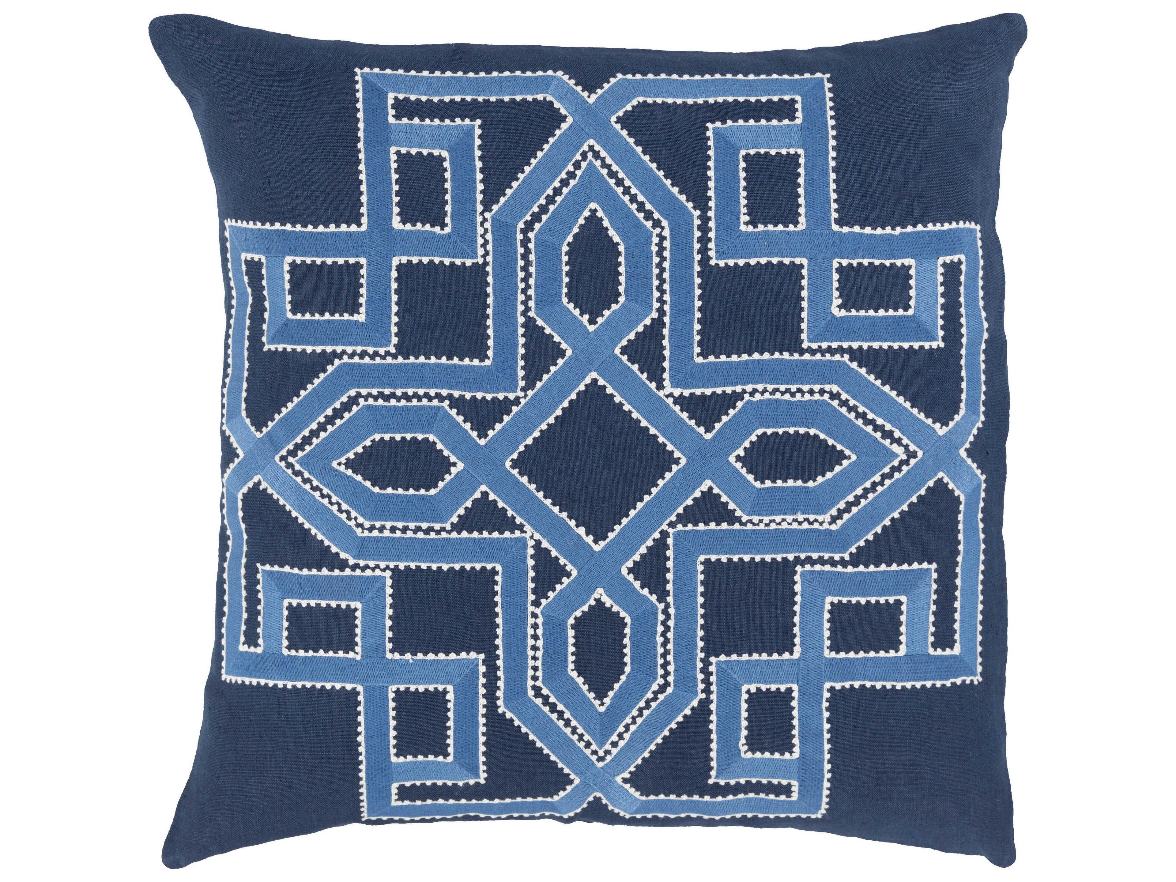 Gatsby Blue Pillow
