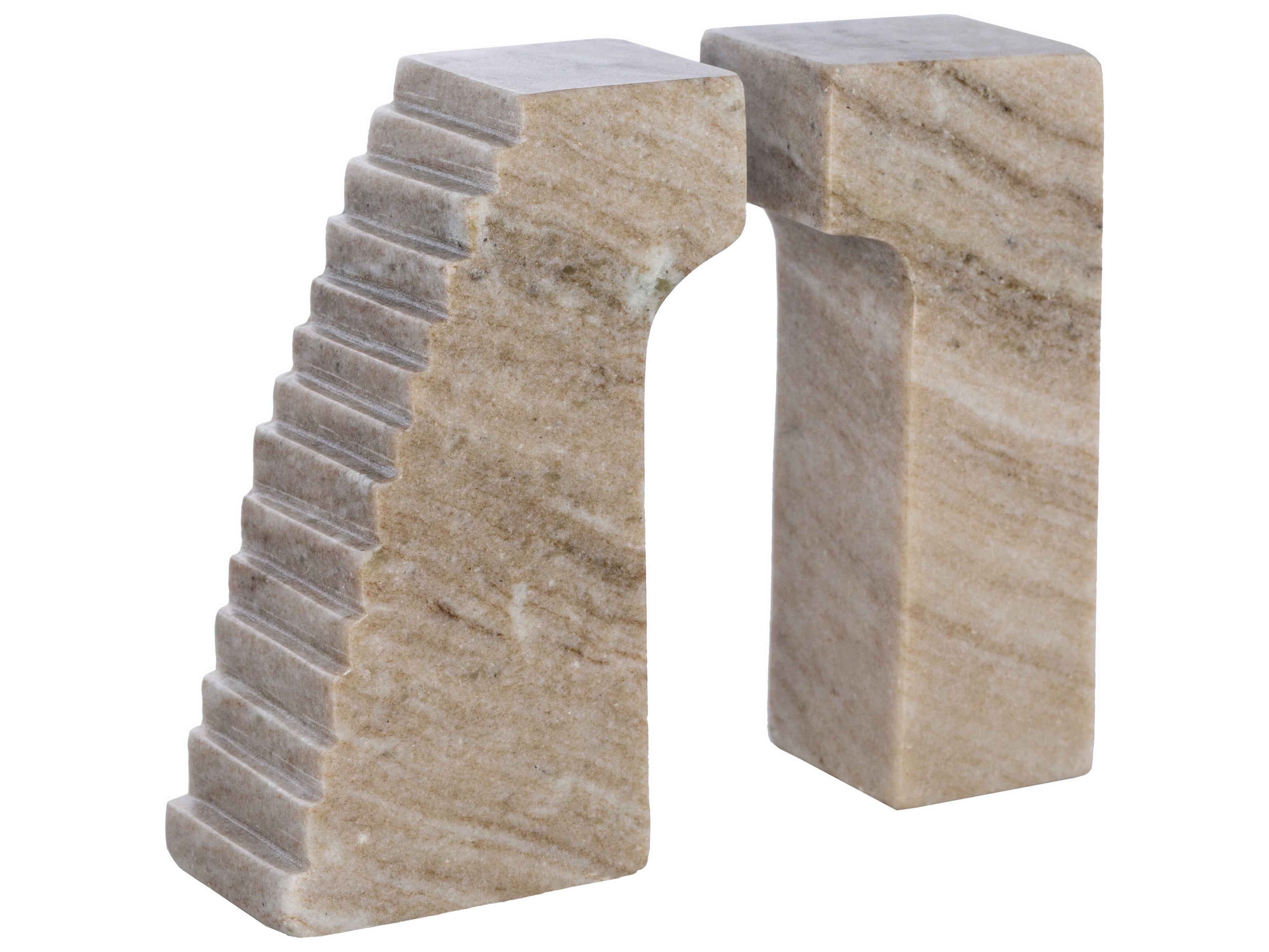 Gates of Troy Gray Bookends