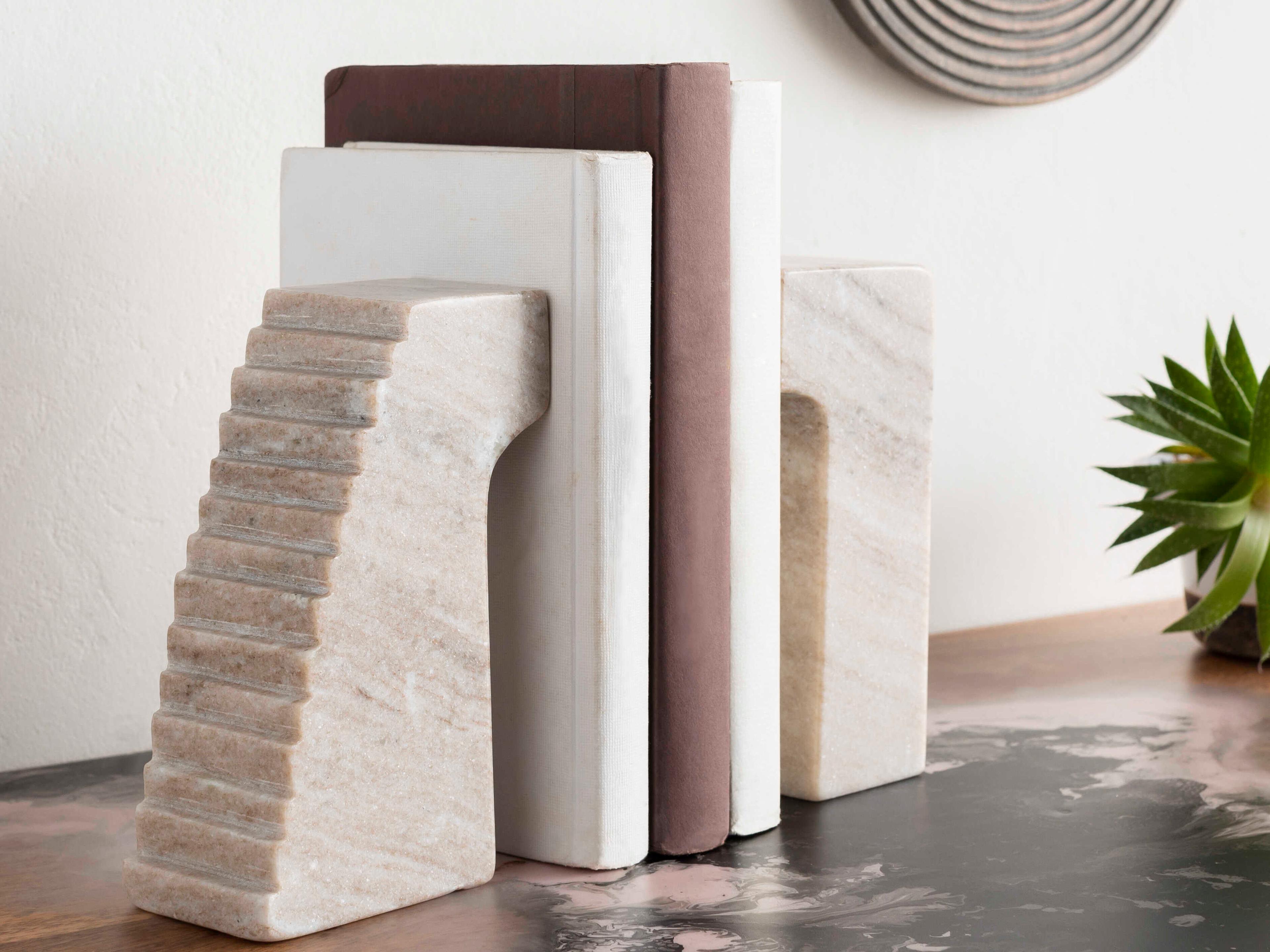 Surya Gates of Troy Gray Bookends