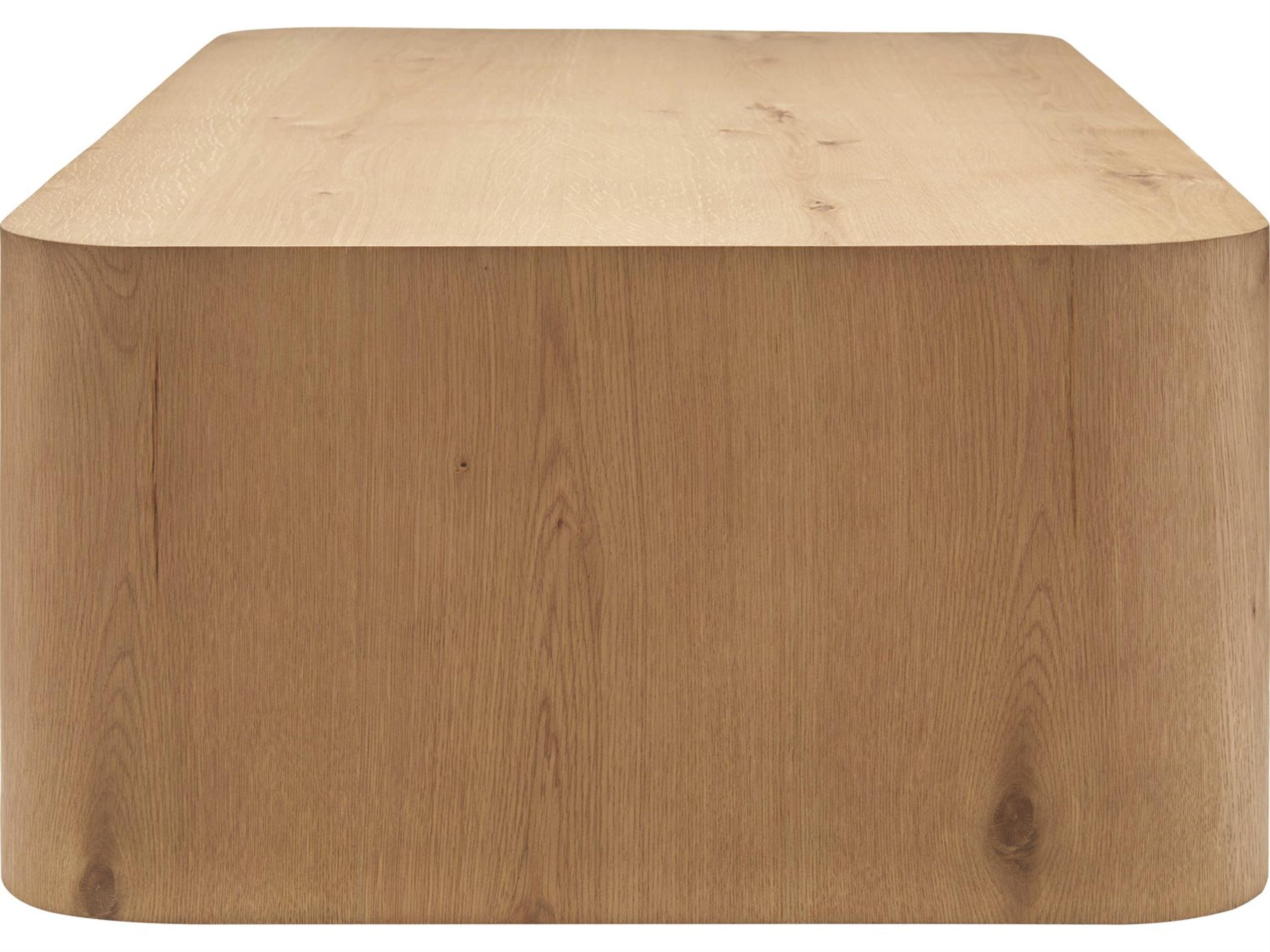 Surya Grayson Rectangular Wood Brown Coffee Table