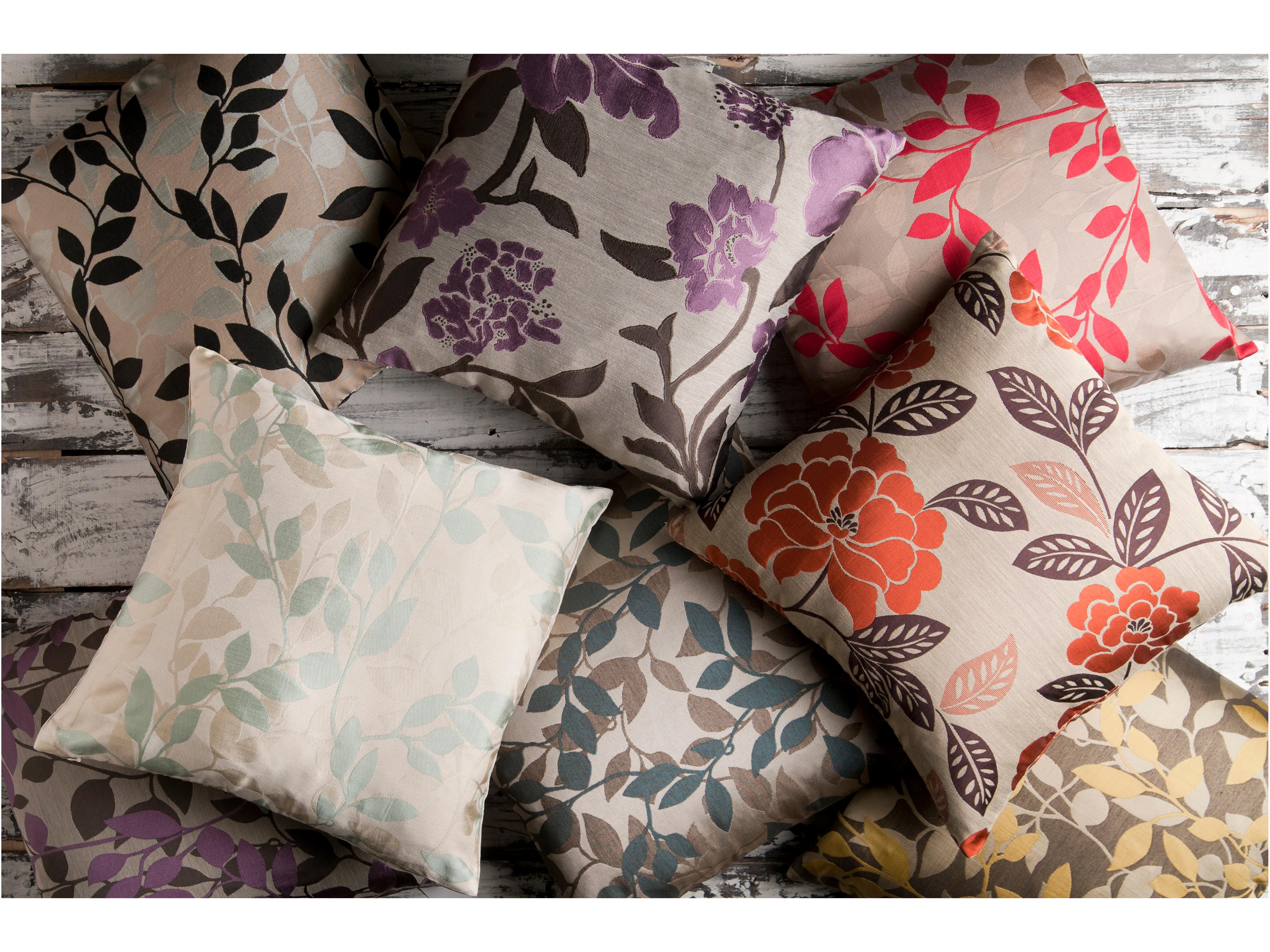 Surya Wind Chime Green Pillow