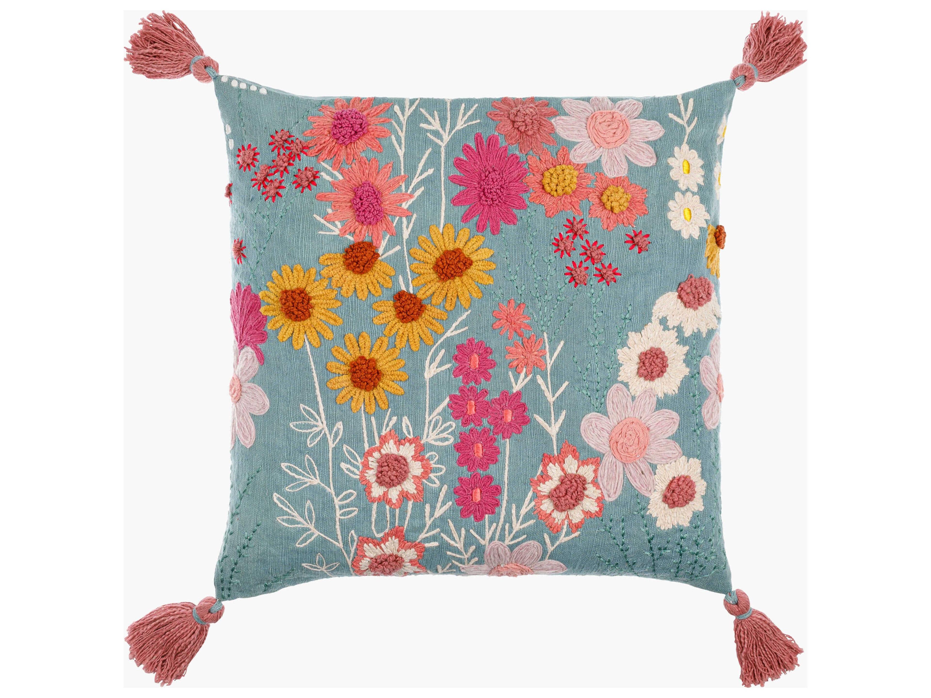 Hannah Dusty Blue Pillow