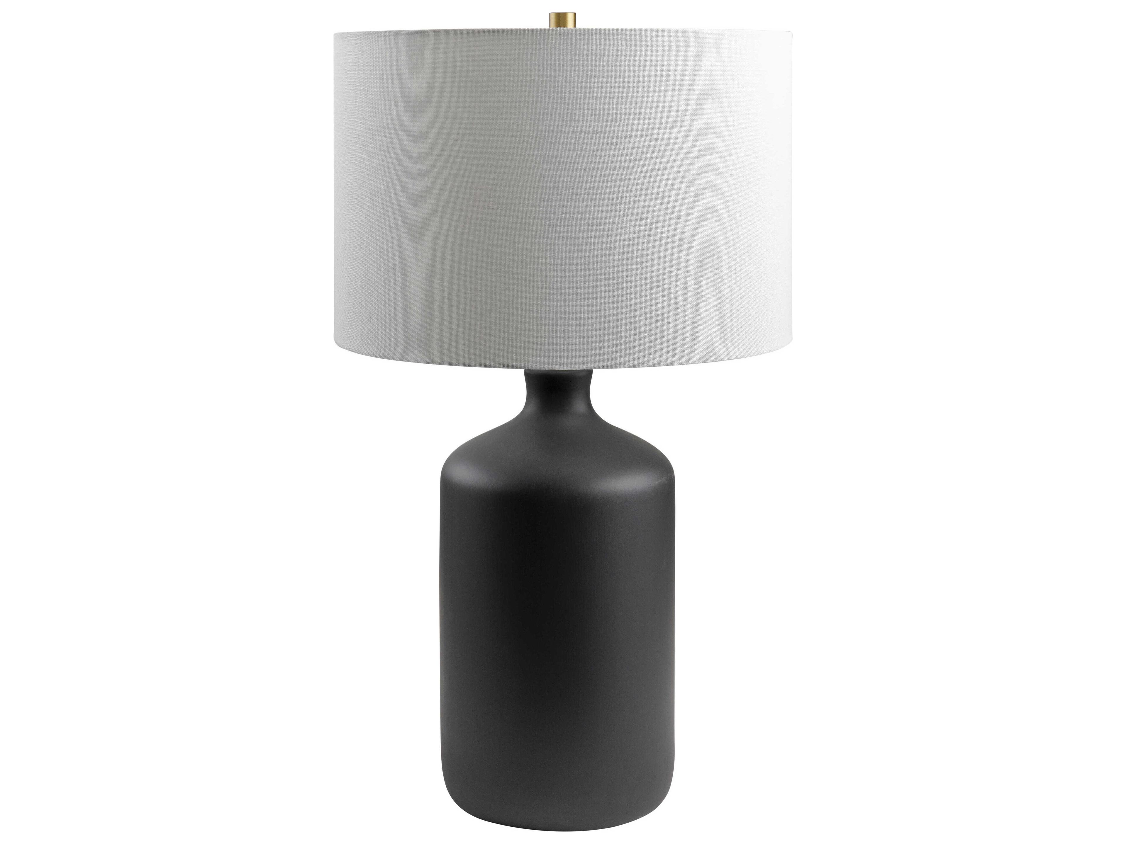 Helix Black Buffet Lamp