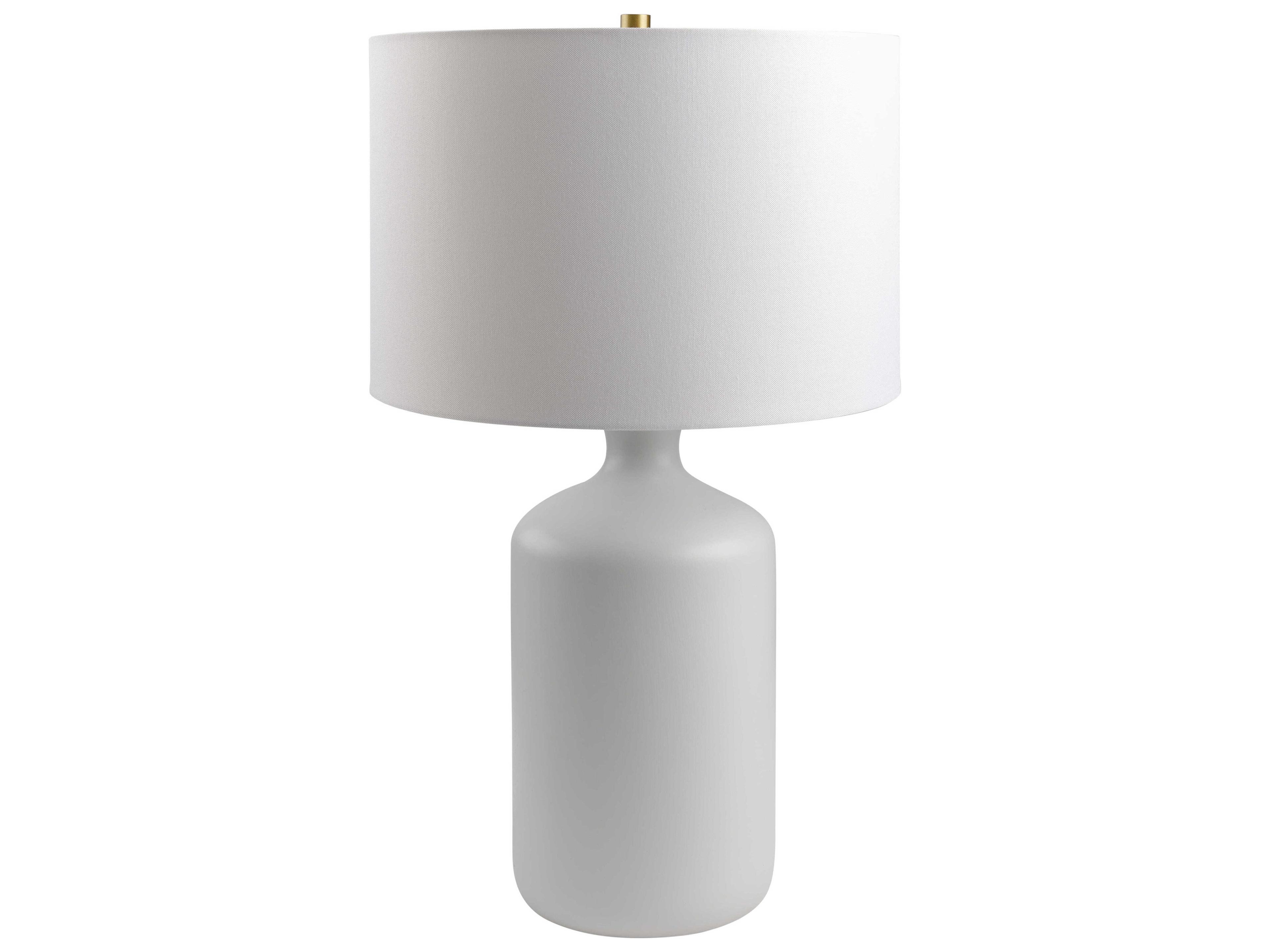 Helix White Buffet Lamp