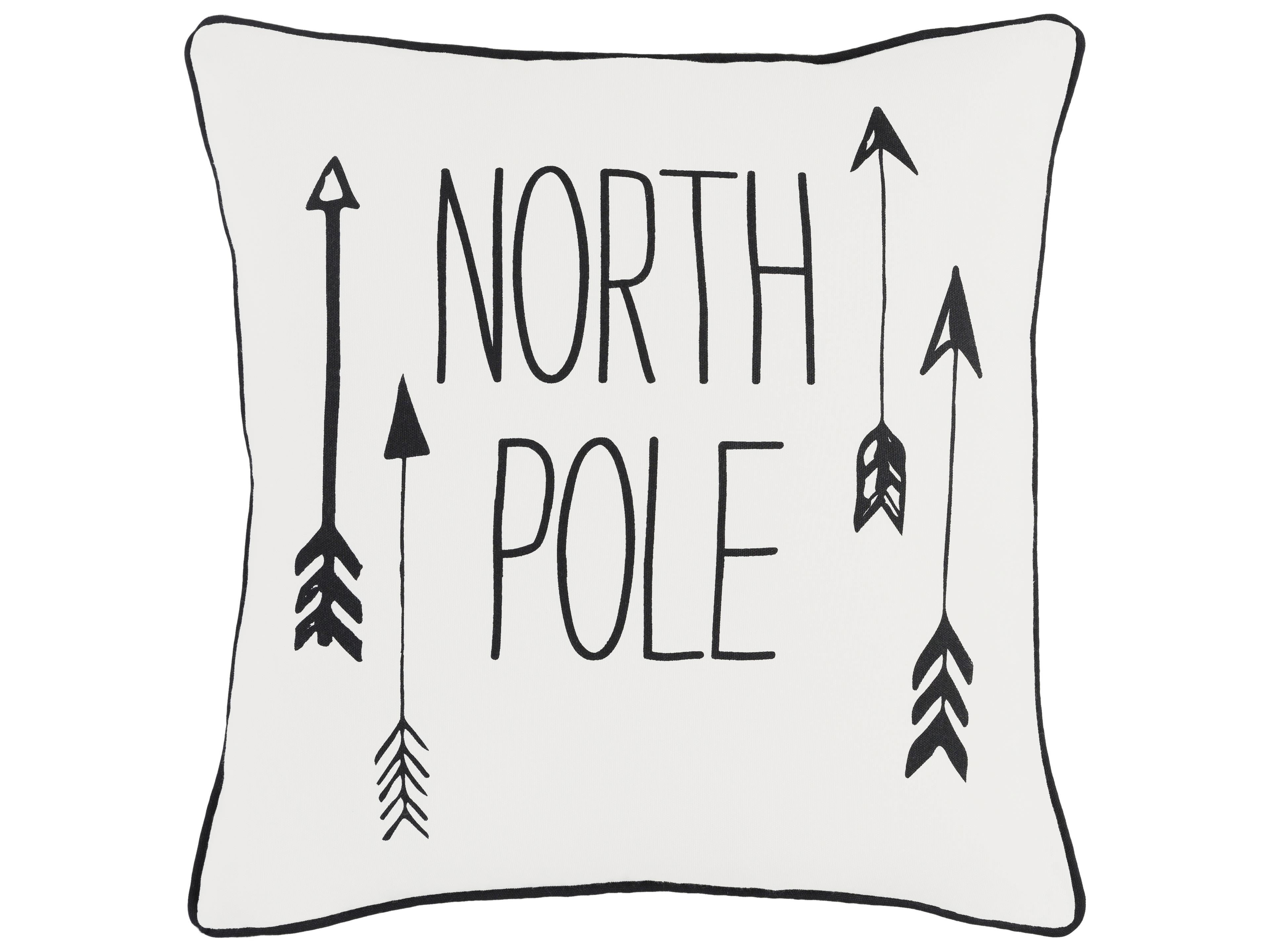 Holiday Black Pillow