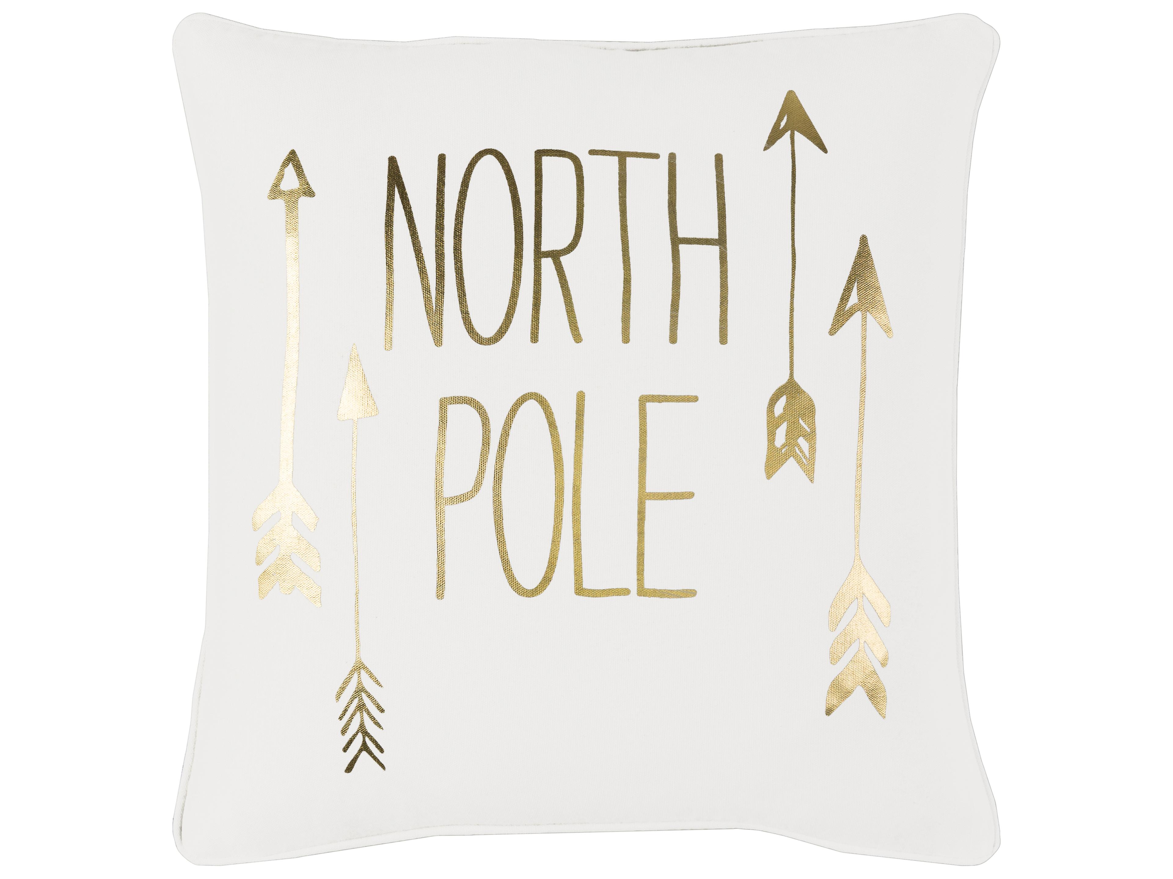 Holiday Metallic Gold Pillow