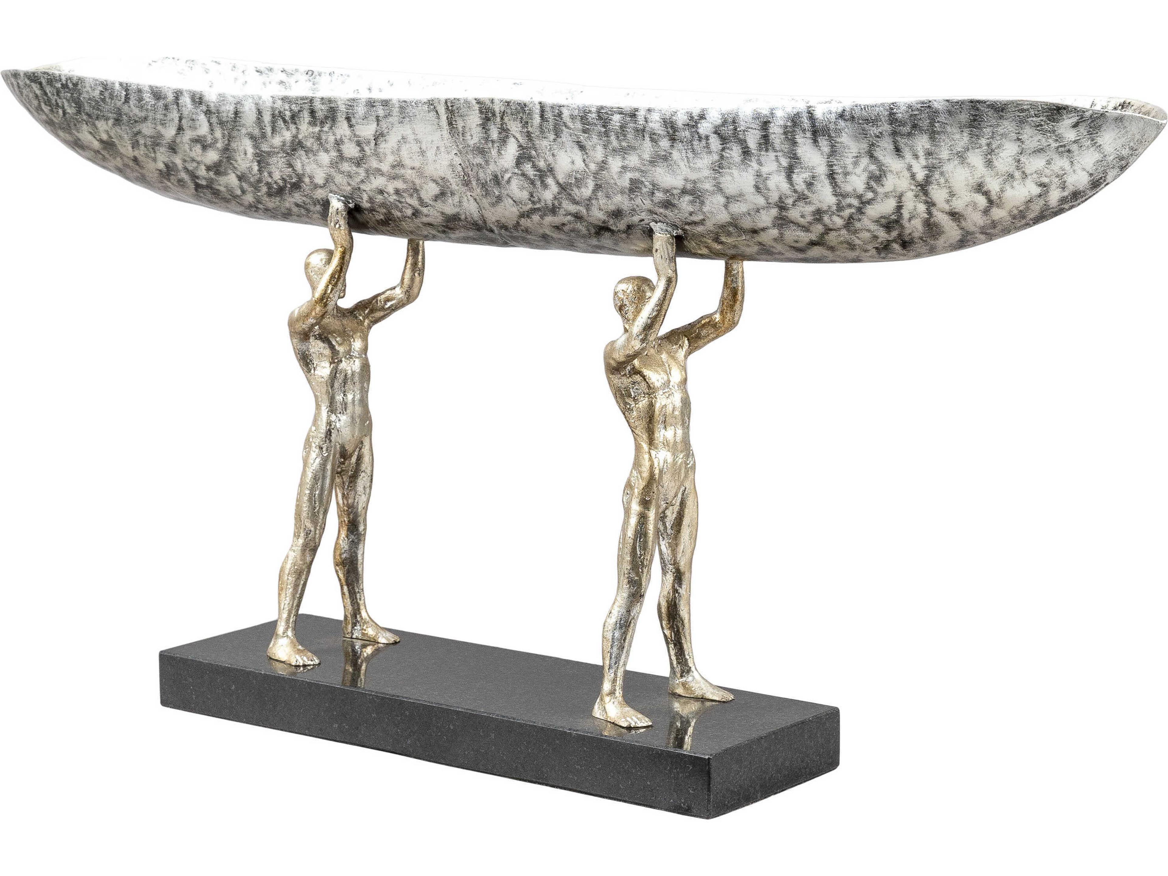 Homo Sapiens Metallic Nickel Decorative Bowl