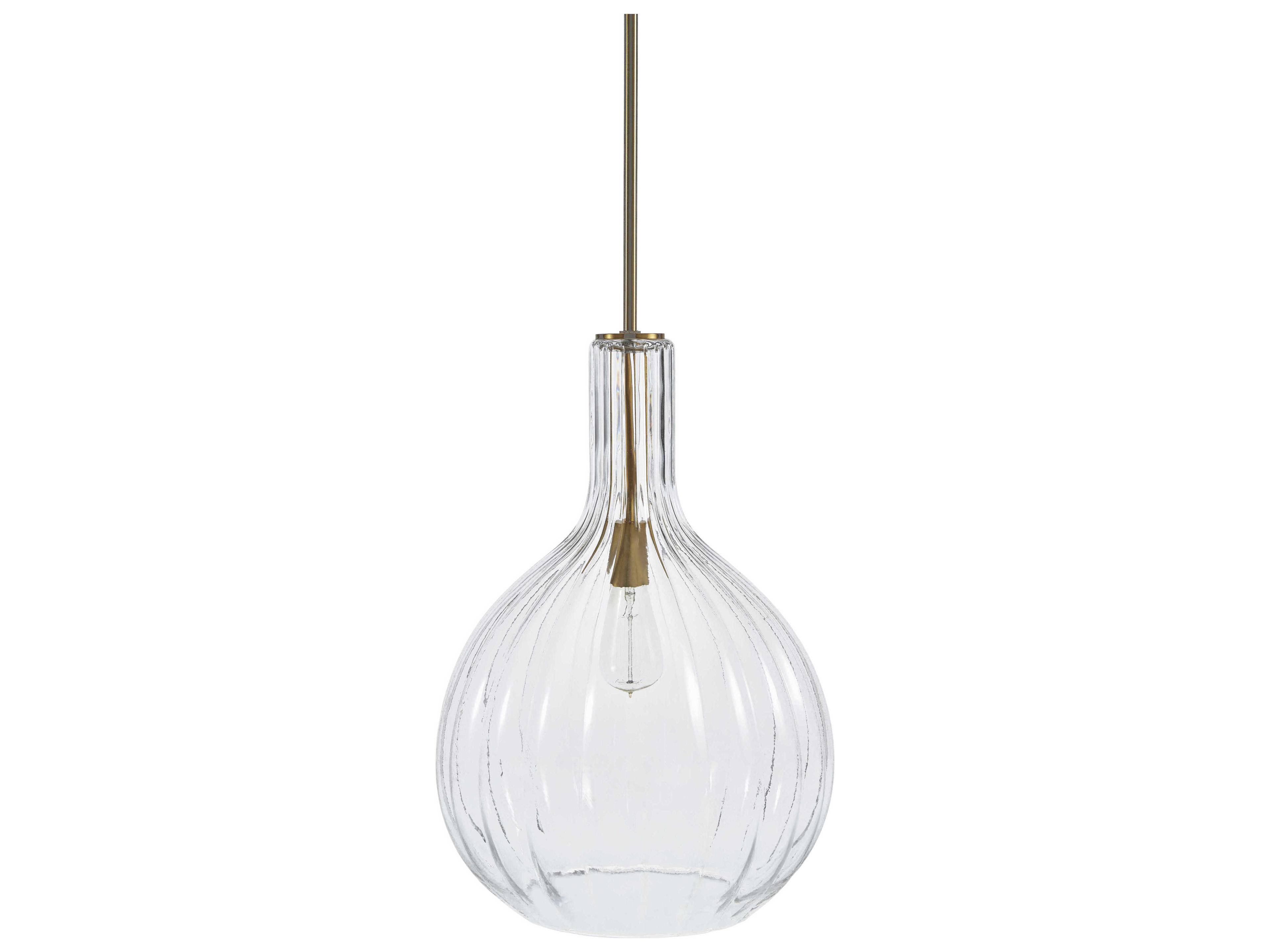 Harpo 1-Light Gold Pendant