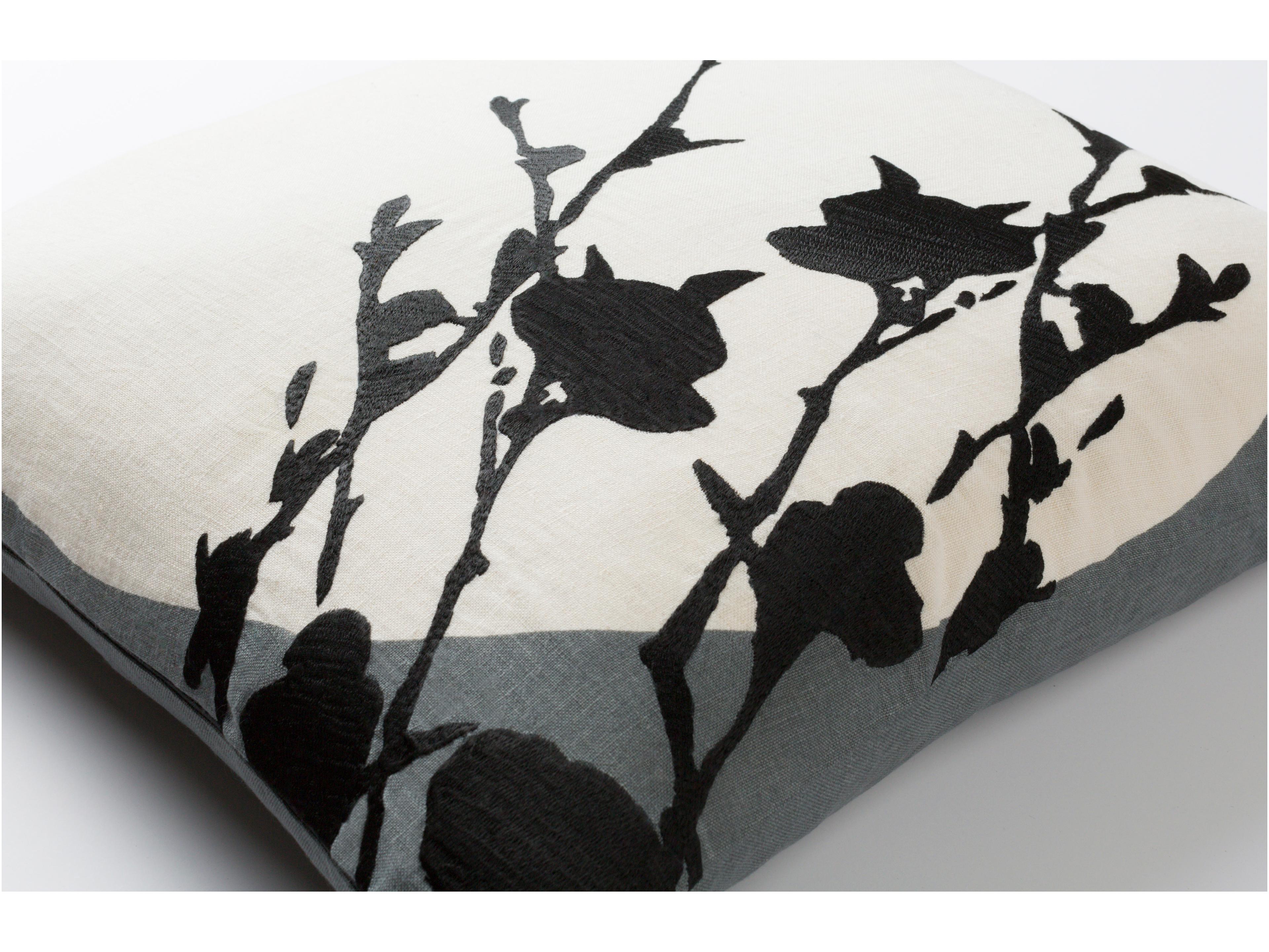 Surya Harvest Moon Black Pillow