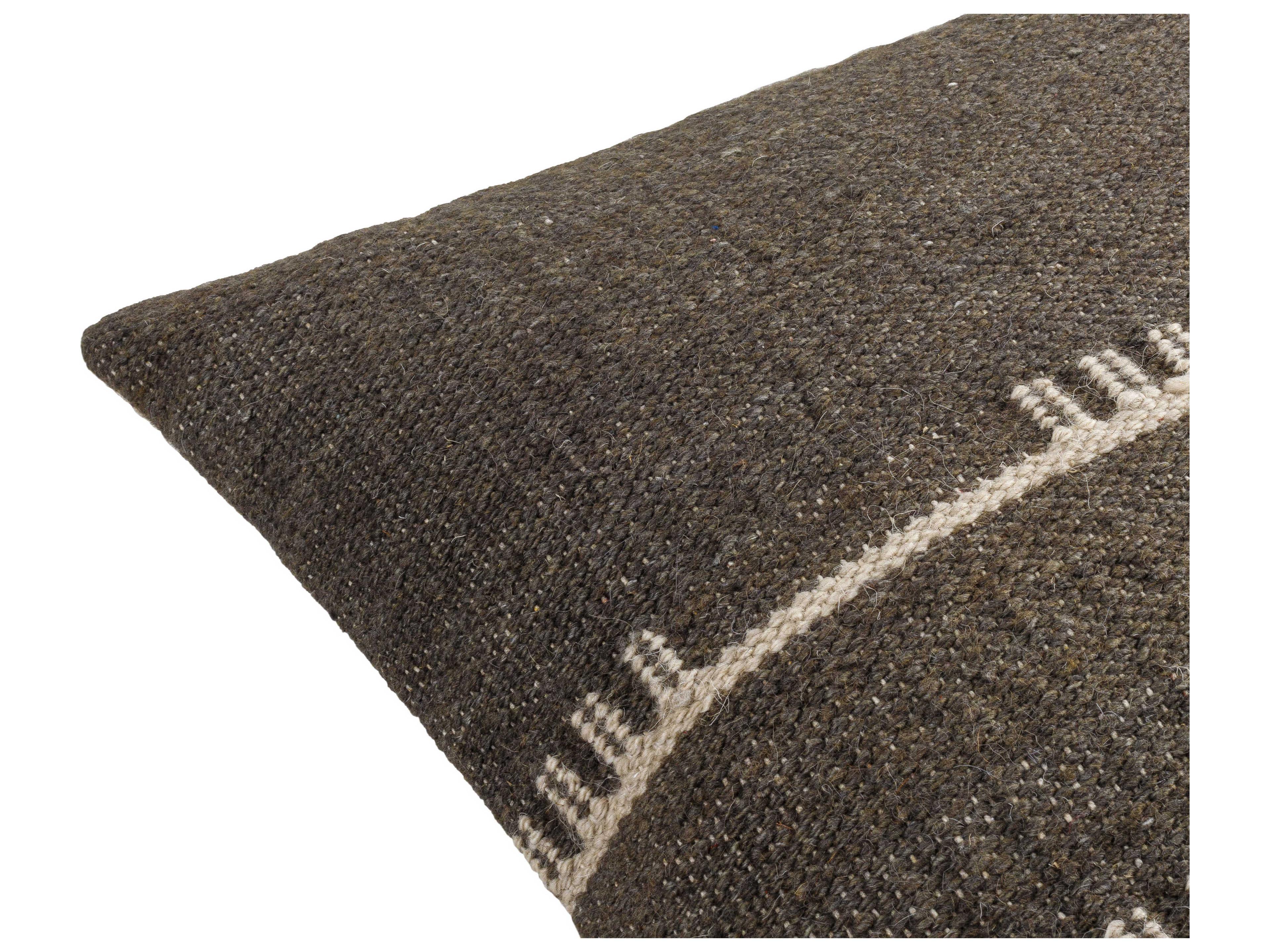 Surya Harry Charcoal Pillow