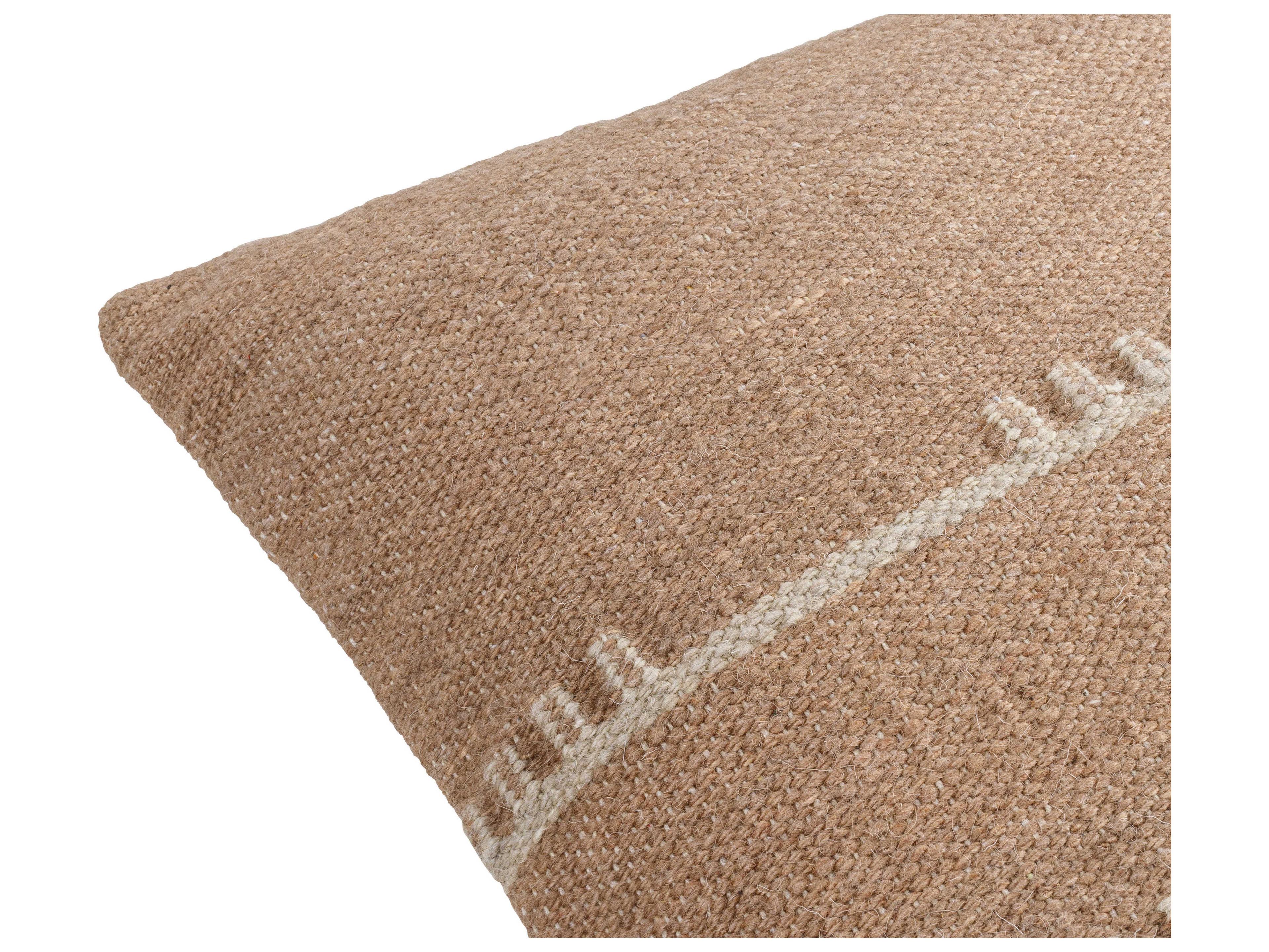 Surya Harry Medium Brown Pillow