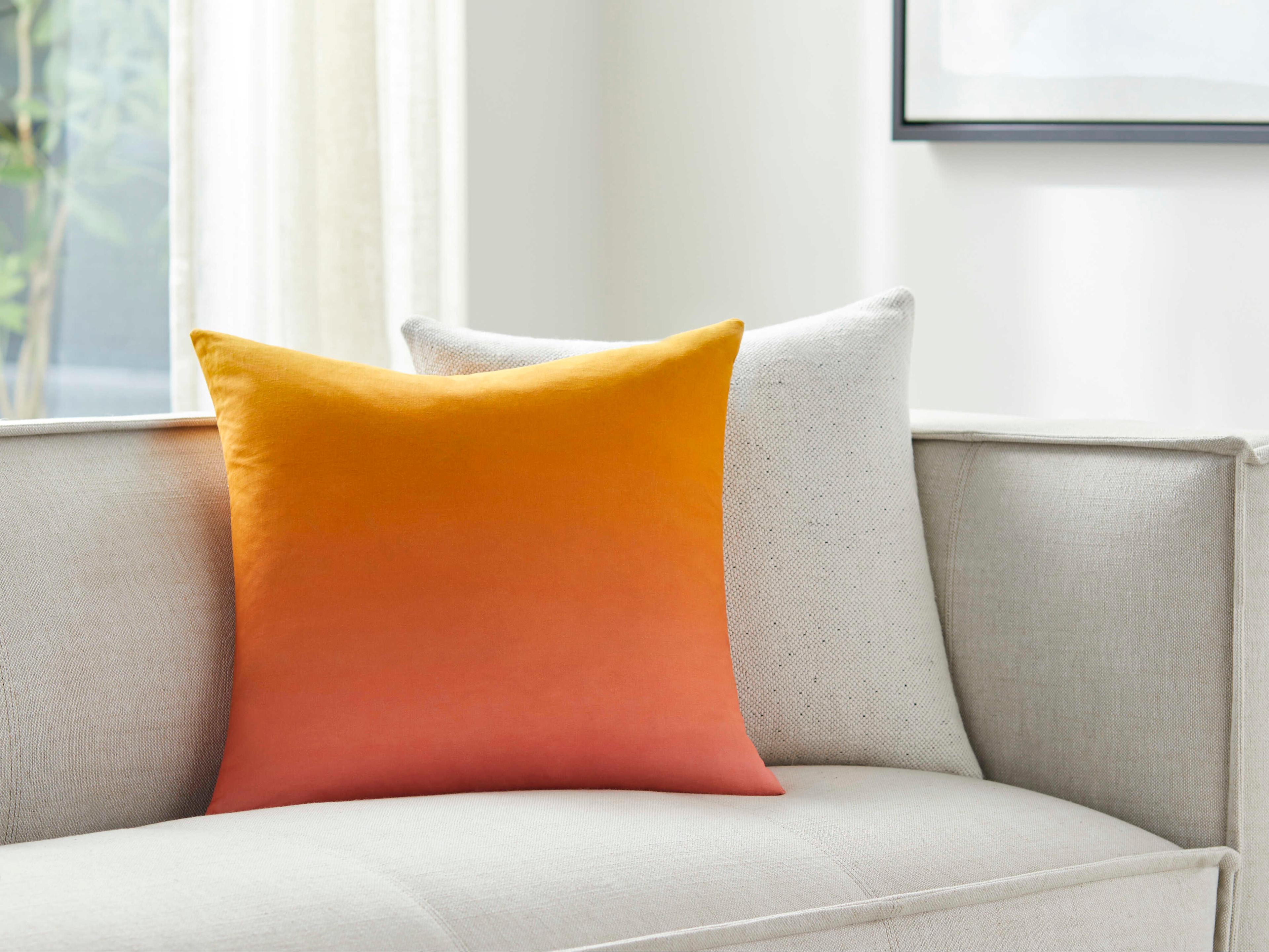 Surya Hyrum Burnt Orange Pillow