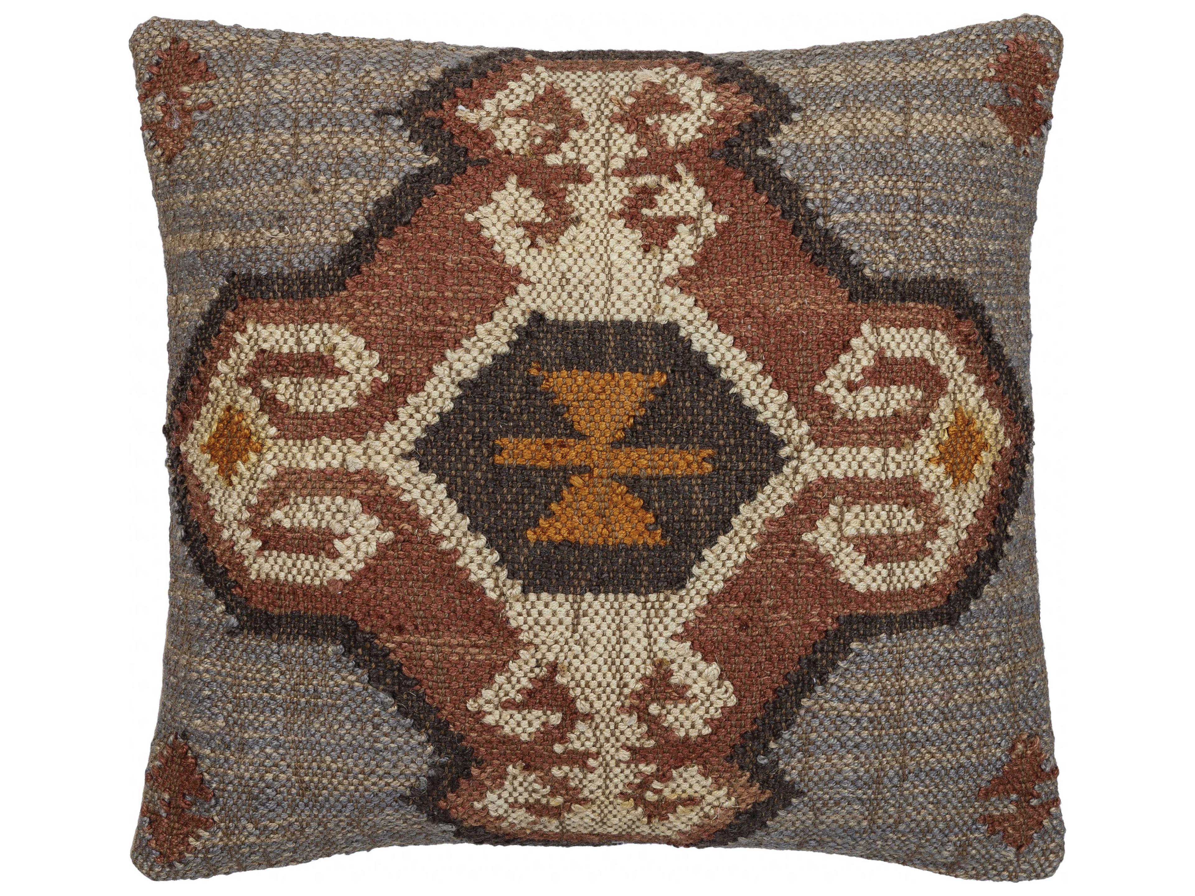Surya Chichester Rust Pillow
