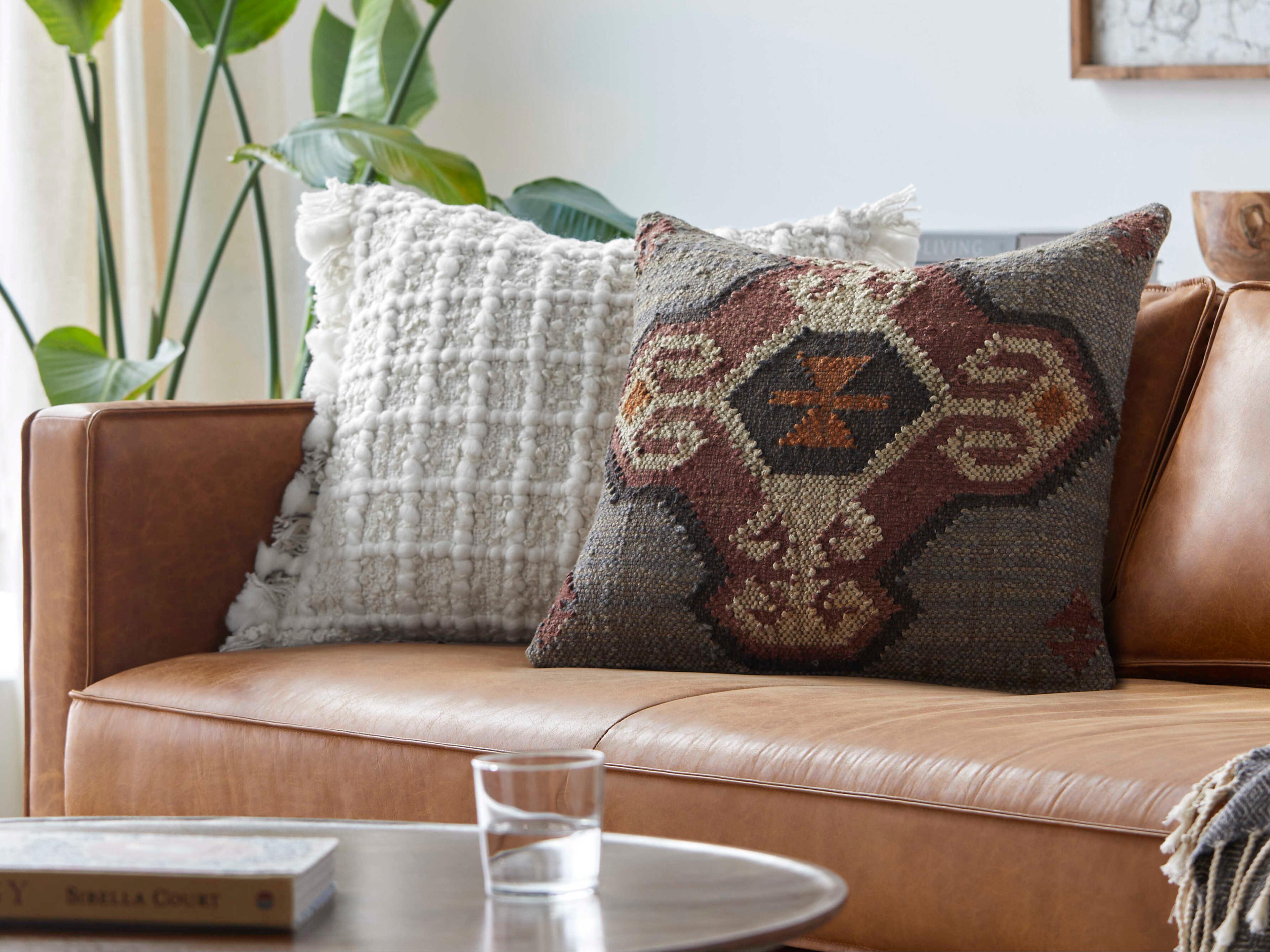 Surya Chichester Rust Pillow
