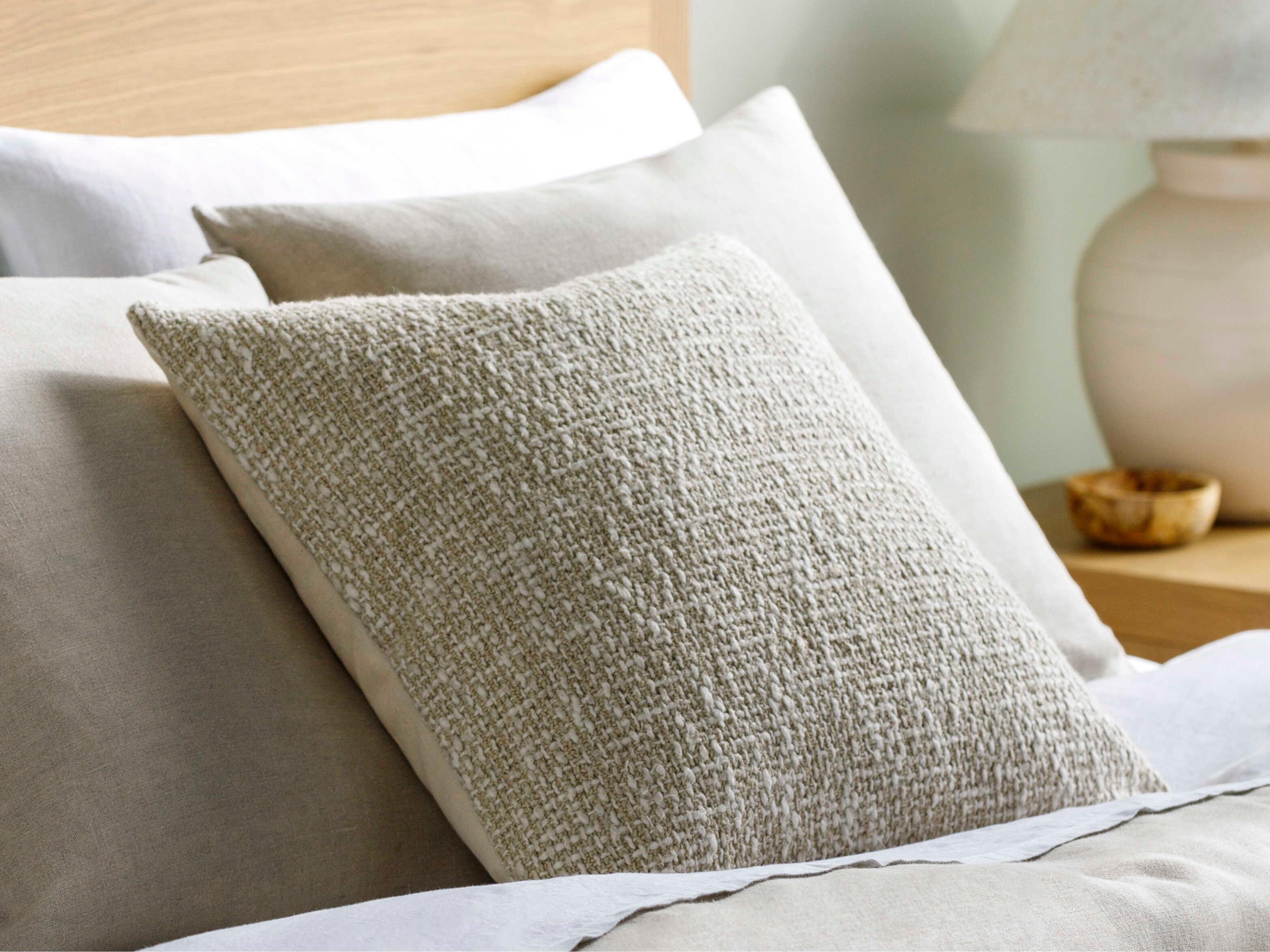 Surya Nicki Beige Pillow
