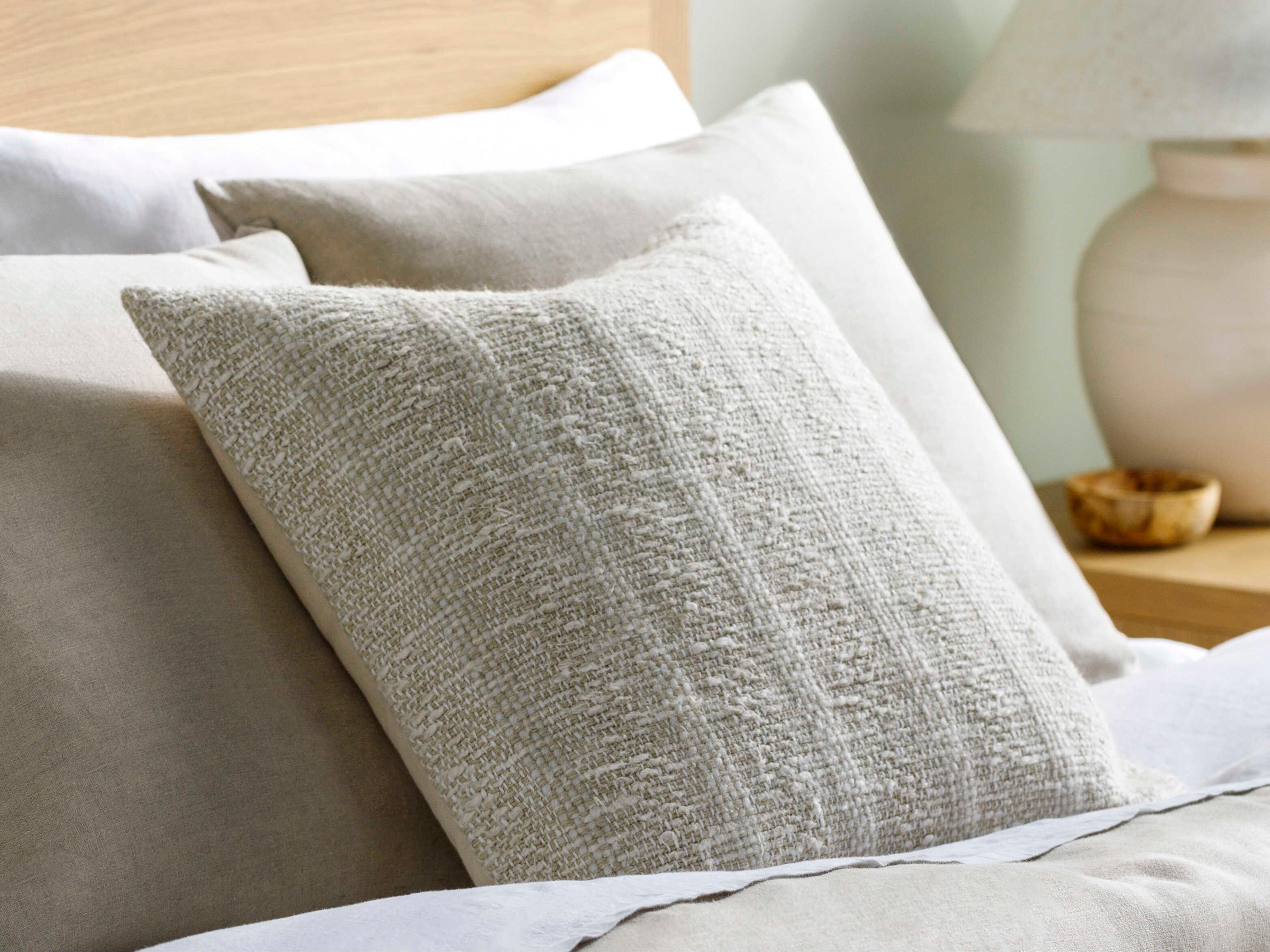 Surya Nicki Ivory Pillow