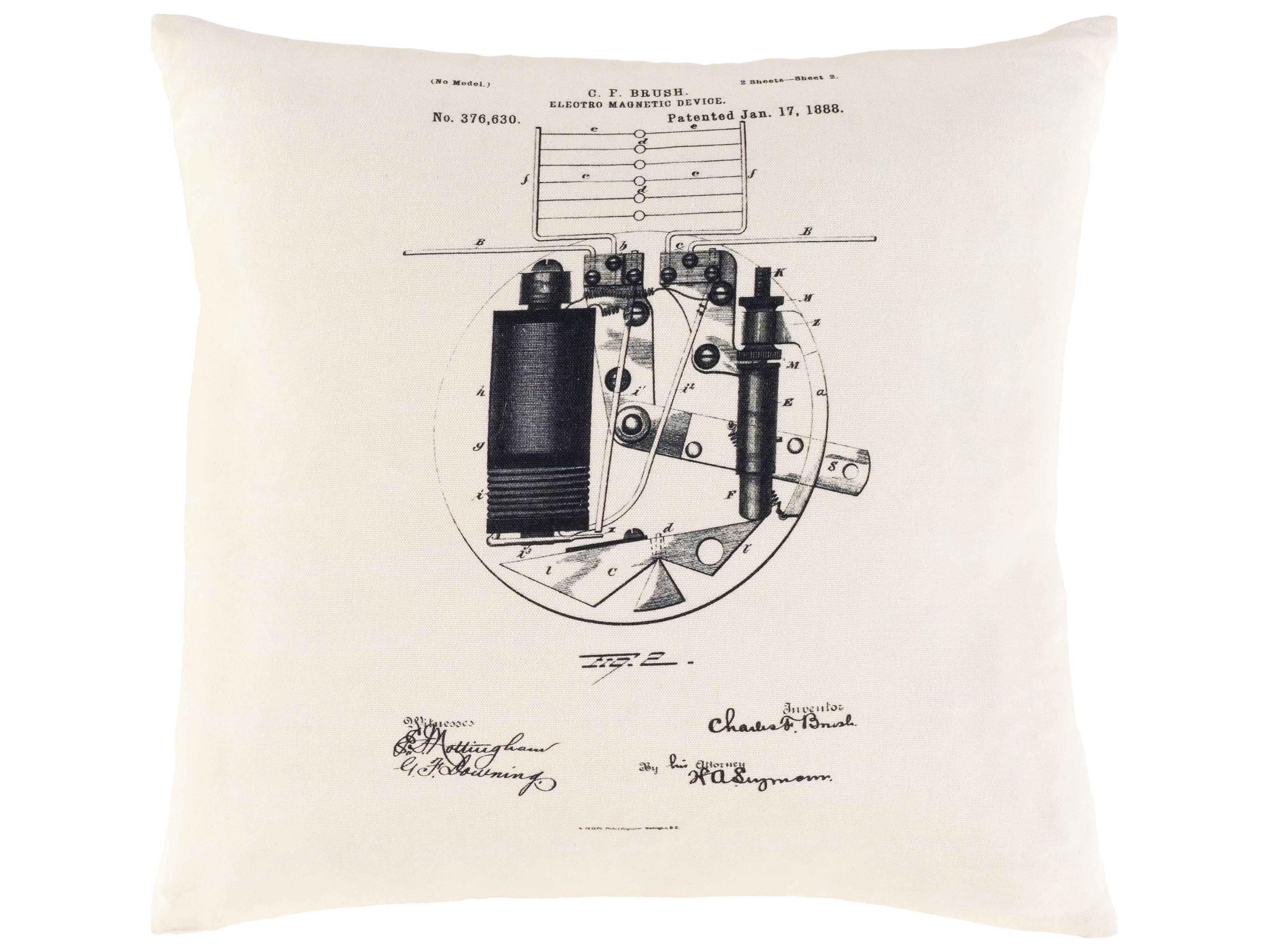 Smithsonian Black Pillow