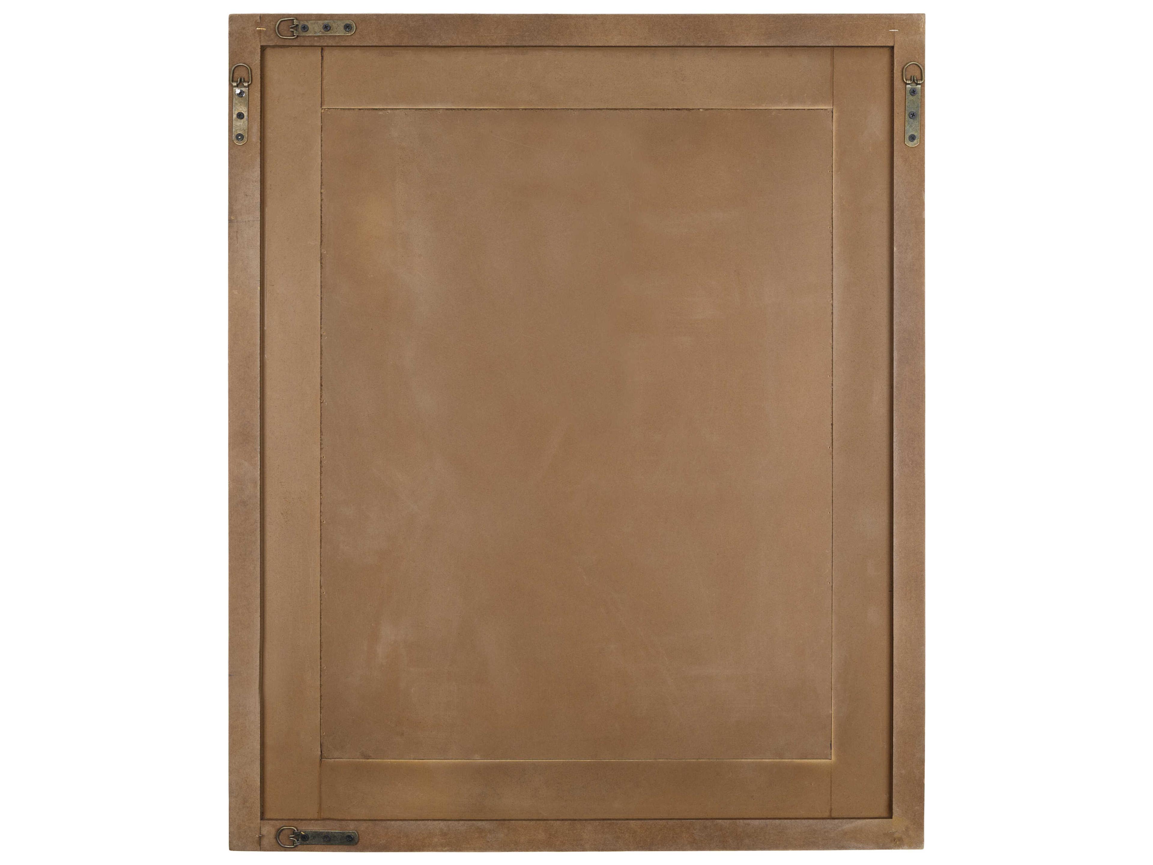 Surya Aditi Gold Rectangular Wall Mirror