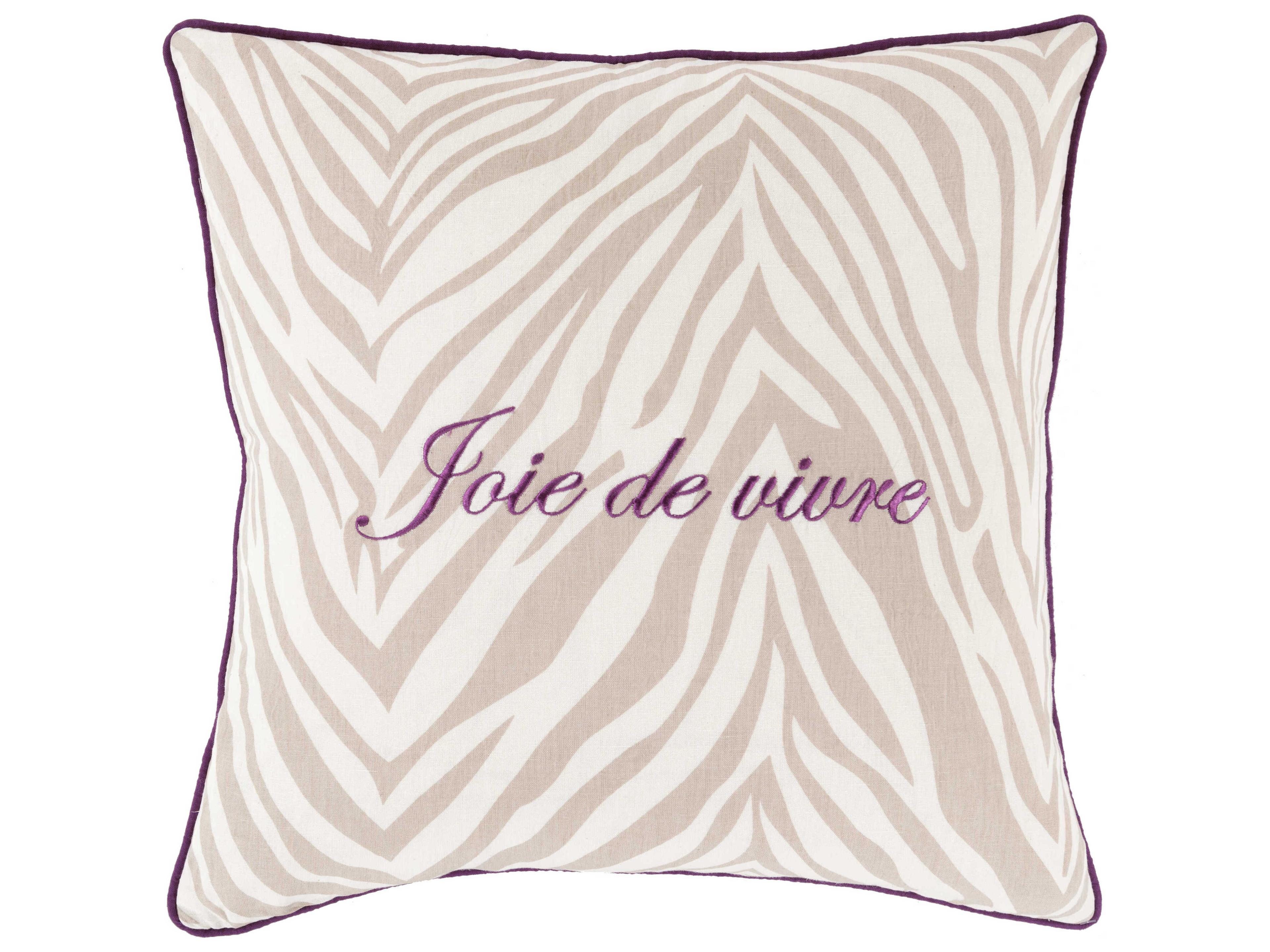 Joie de Vivre Plum Pillow