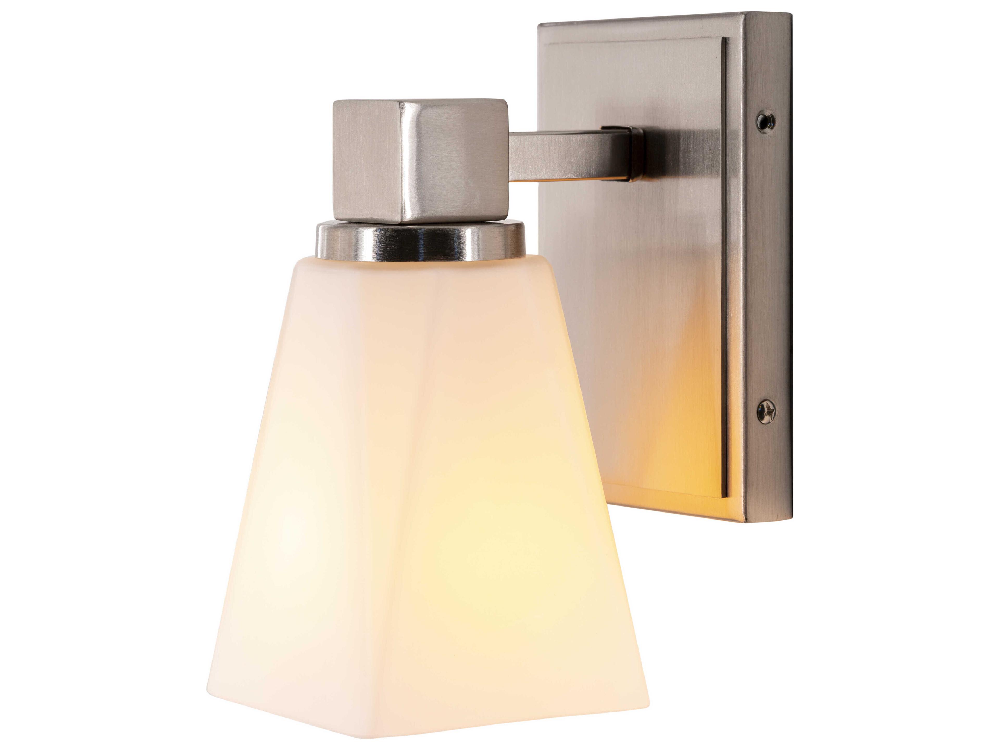 Jemez 1-Light Metallic Nickel Wall Sconce