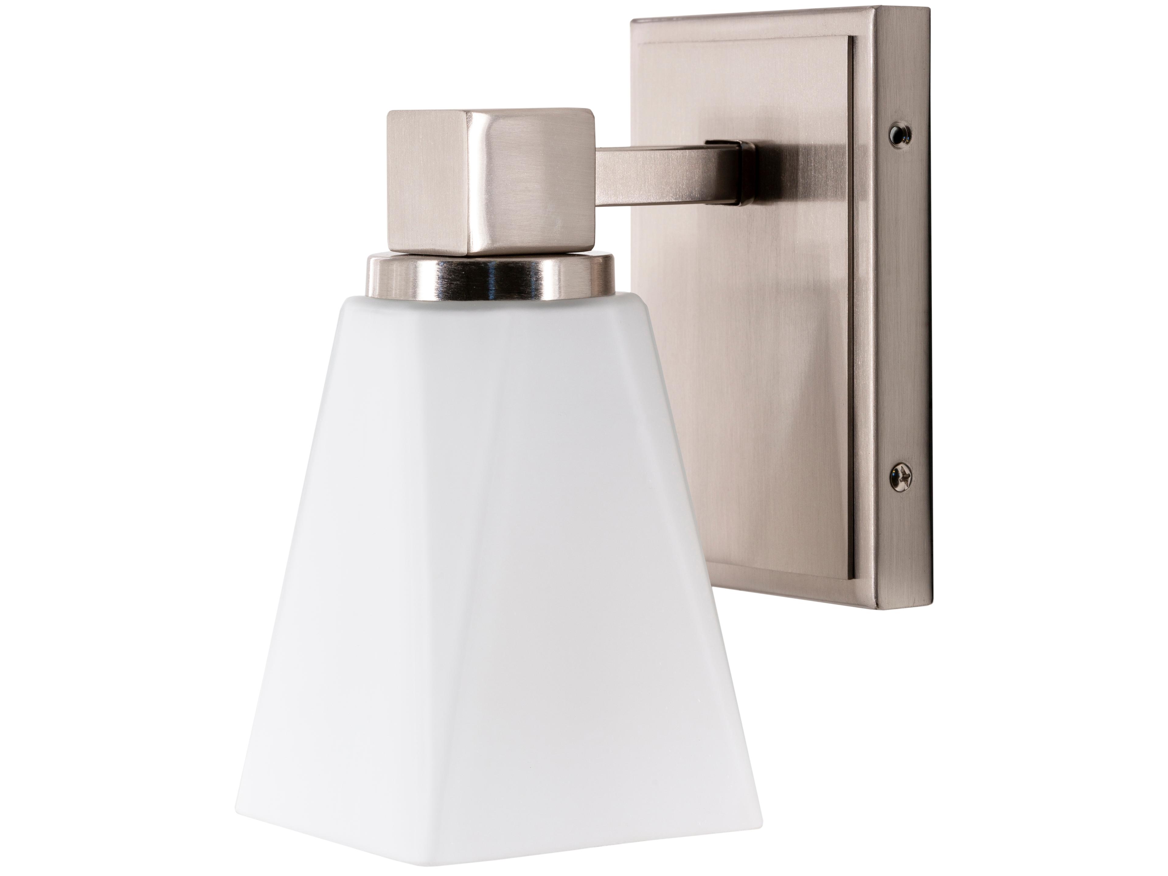 Surya Jemez 1-Light Metallic Nickel Wall Sconce