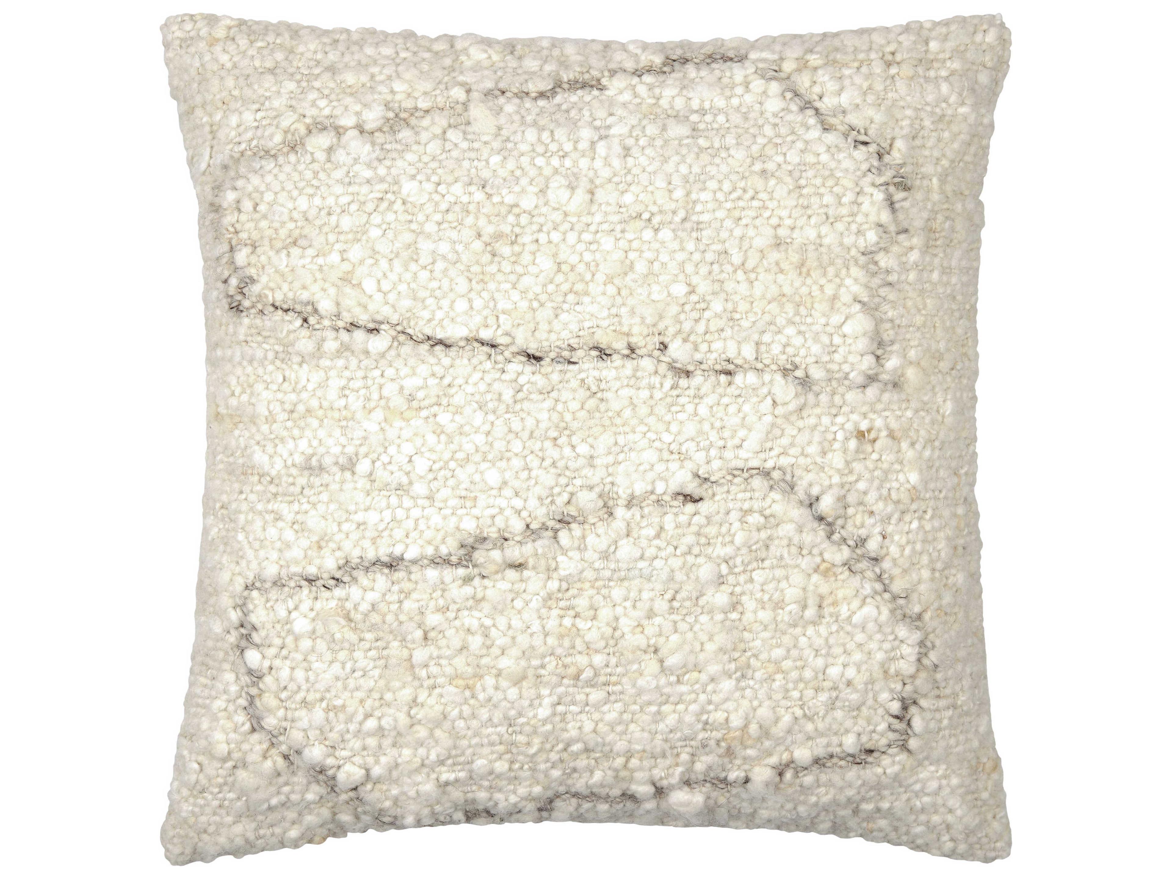 Jagged Cream Pillow