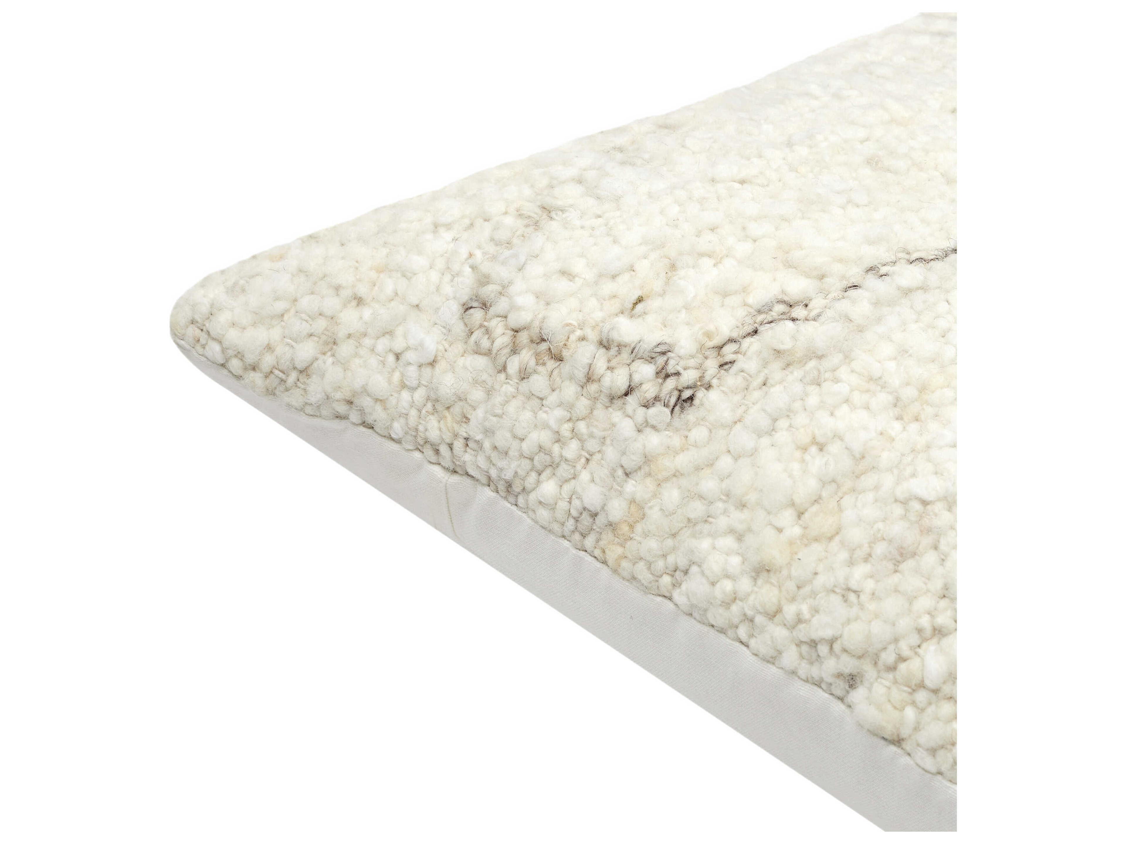 Surya Jagged Cream Pillow